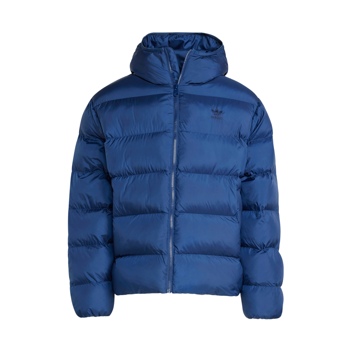IY3397 Adidas Tonal Hooded Puffer Jacket Night Indigo - KR Sizing