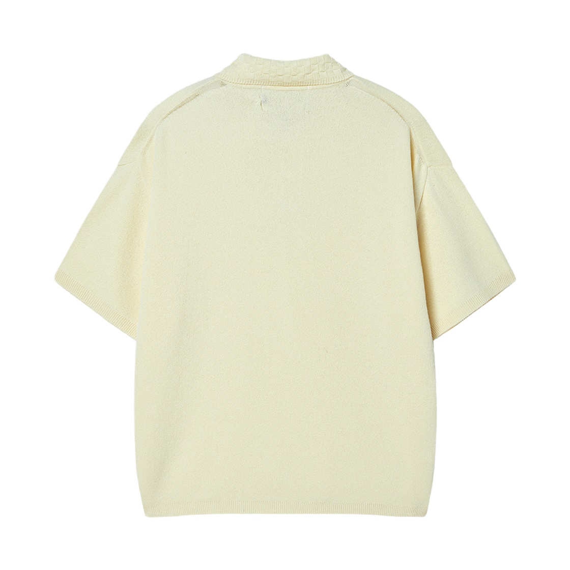 엔 아카이브 위빙 카라 디테일 코튼 니트 아이보리(N ARCHIVE Weaving Collar Detail Cotton Knit Ivory) - 2