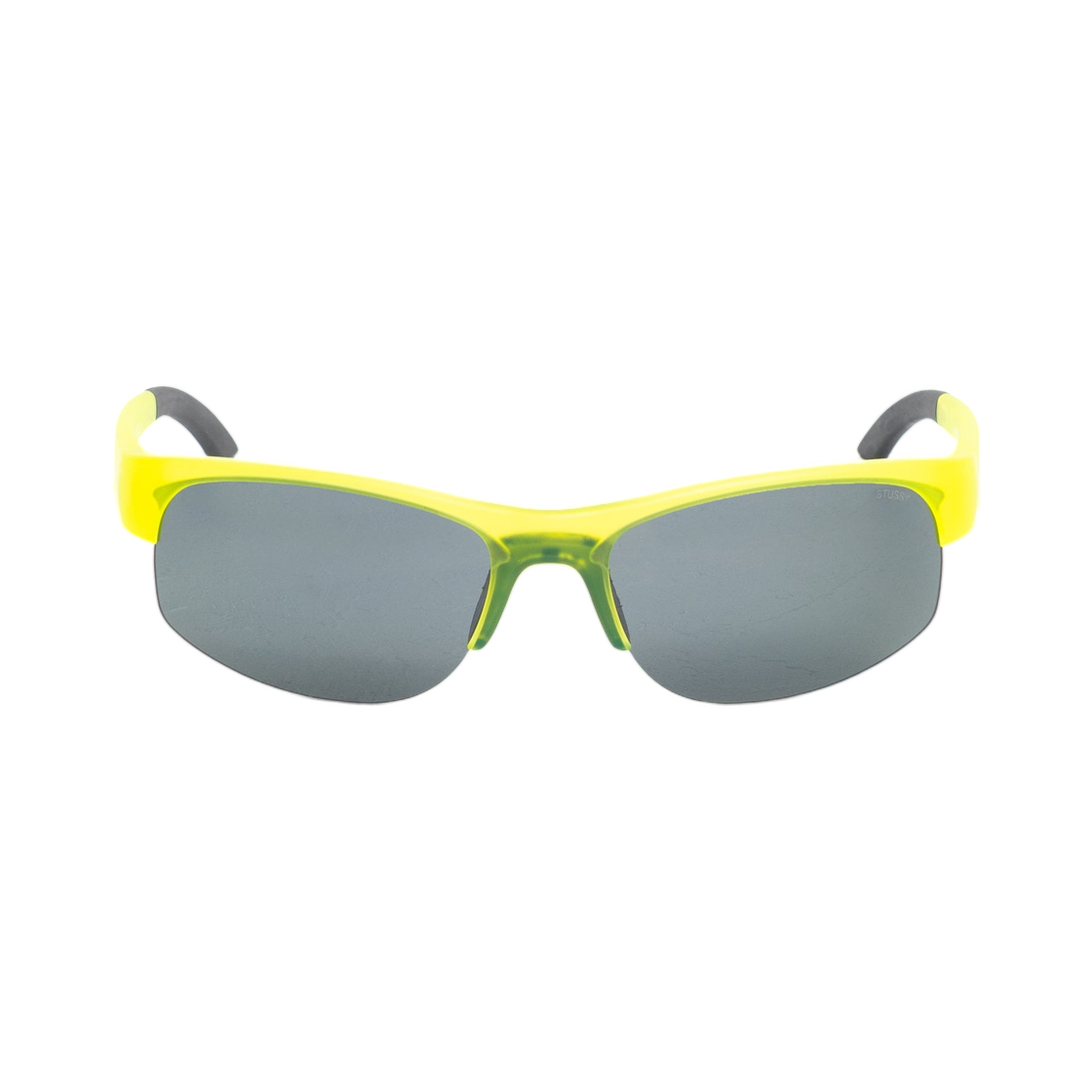 338450 Stussy Hiro Sunglasses Frost Yellow Black Lens