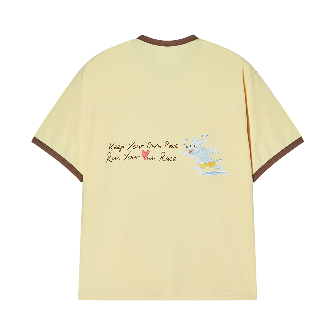 엔 아카이브 퍼포먼스 스케치 러닝 티셔츠 버터(N ARCHIVE Performance Sketch Running T-Shirt Butter) - 2