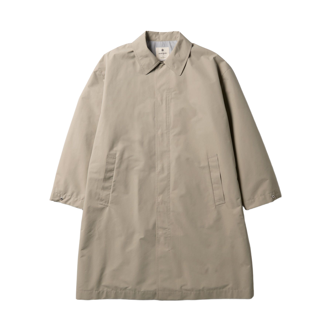 스노우 피크 윈드스토퍼 발 칼라 코트 그레이지(Snow Peak Windstopper Bal Collar Coat Greige)