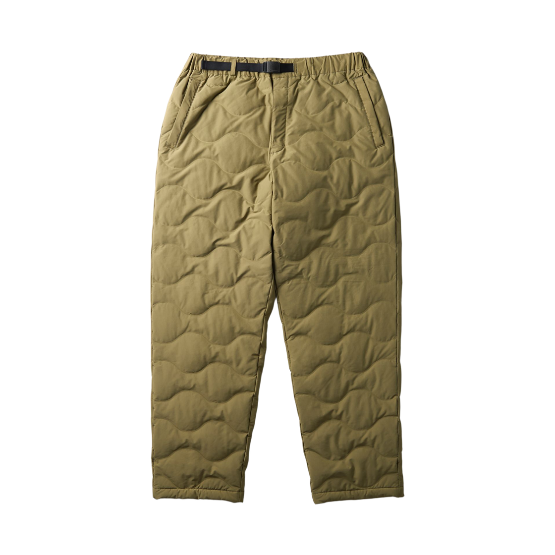 스노우 피크 심리스 퀼티드 다운 팬츠 올리브(Snow Peak Seamless Quilted Down Pants Olive)
