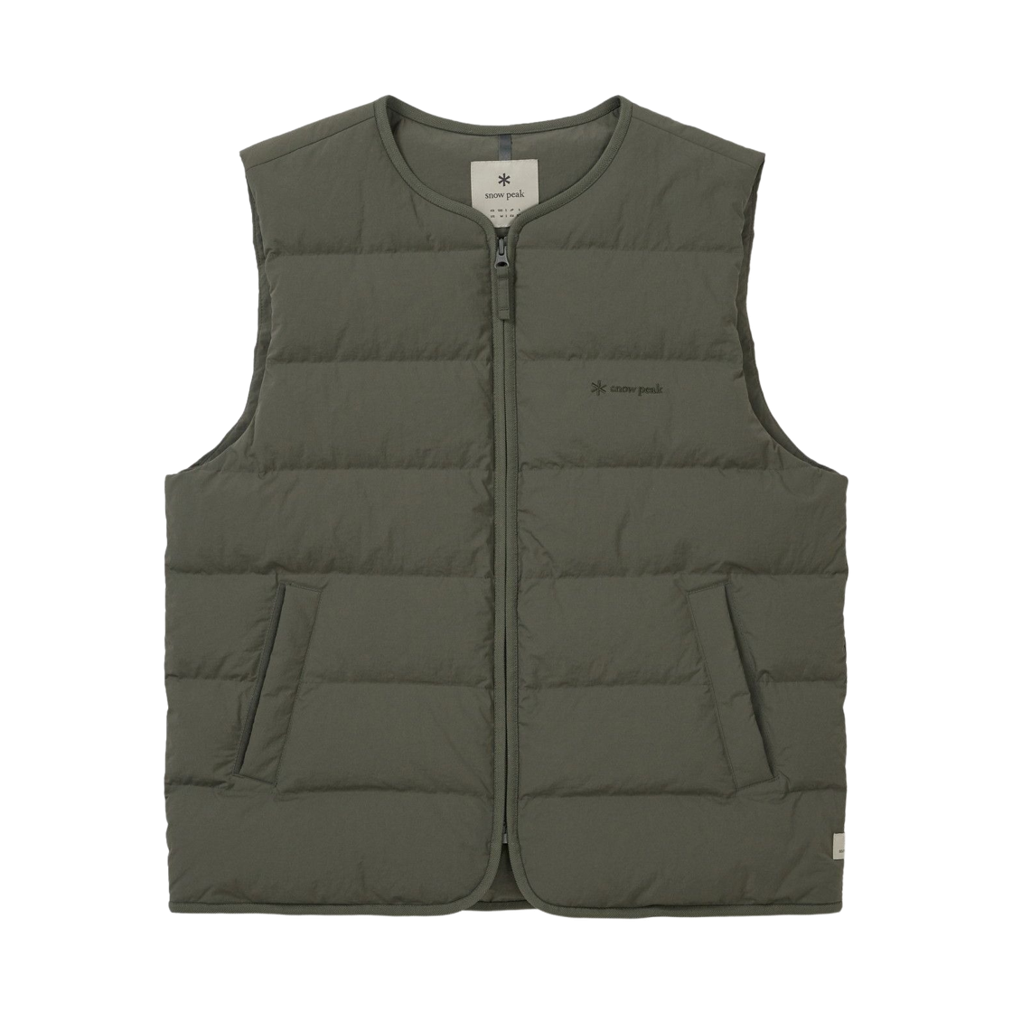스노우 피크 울트라 라이트웨이트 다운 베스트 카키(Snow Peak Ultra Lightweight Down Vest Khaki)
