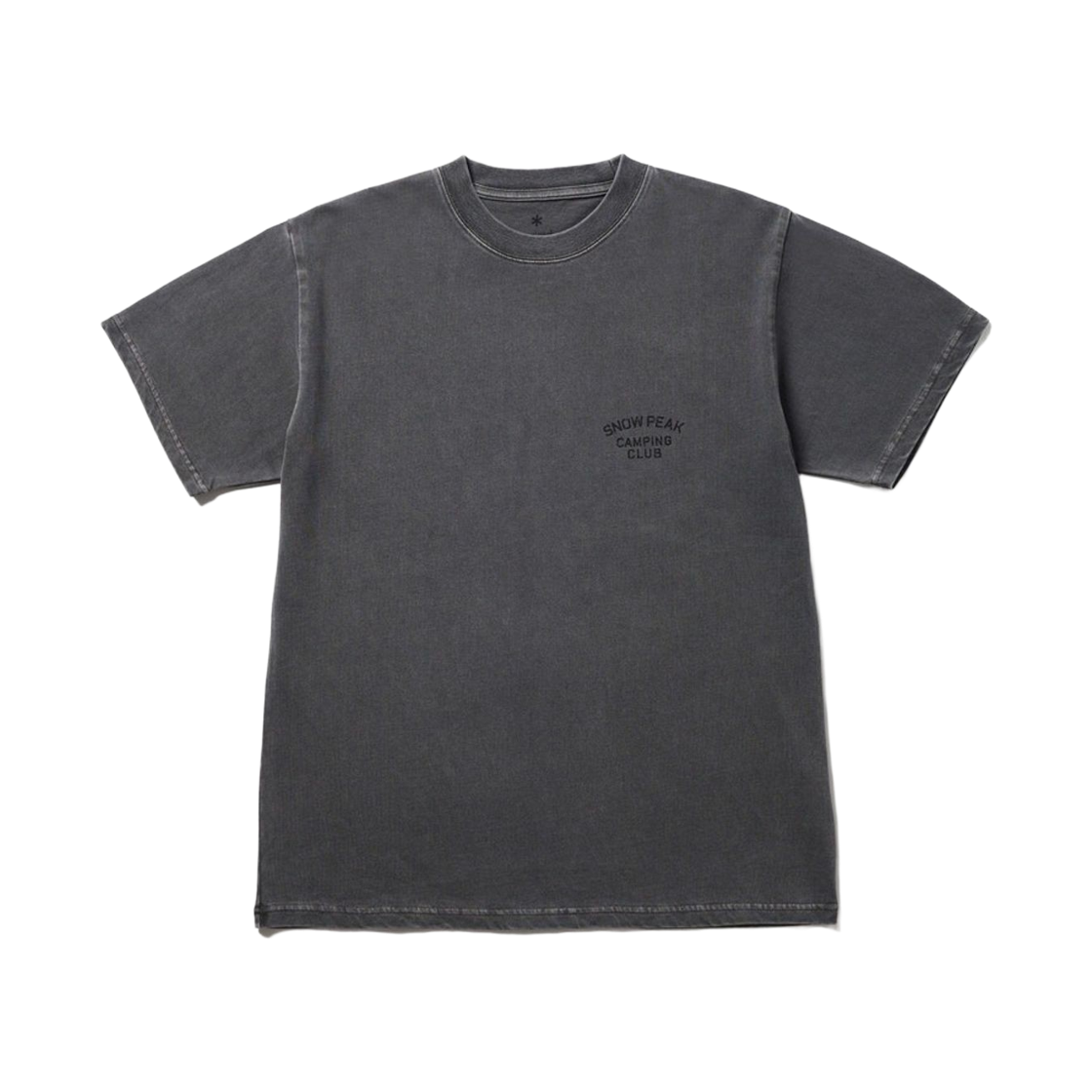 스노우 피크 리사이클 코튼 다이드 티셔츠 SPC 차콜(Snow Peak Recycled Cotton Dyed T-Shirt SPC Charcoal) - 2