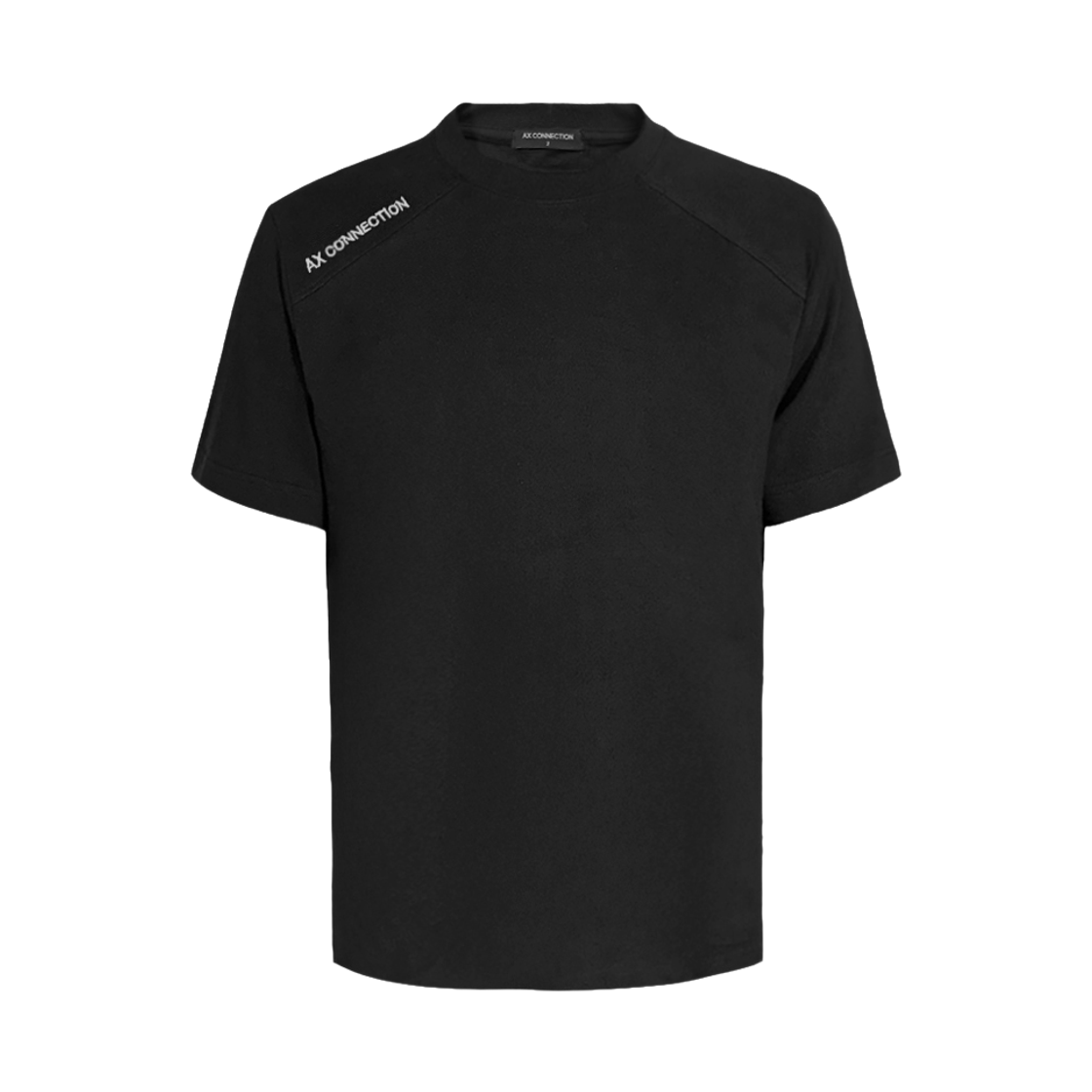에이엑스커넥션 테크니컬 로고 티셔츠 레귤러 블랙(AX CONNECTION Technical Logo T-Shirt Black (Regular-Fit))