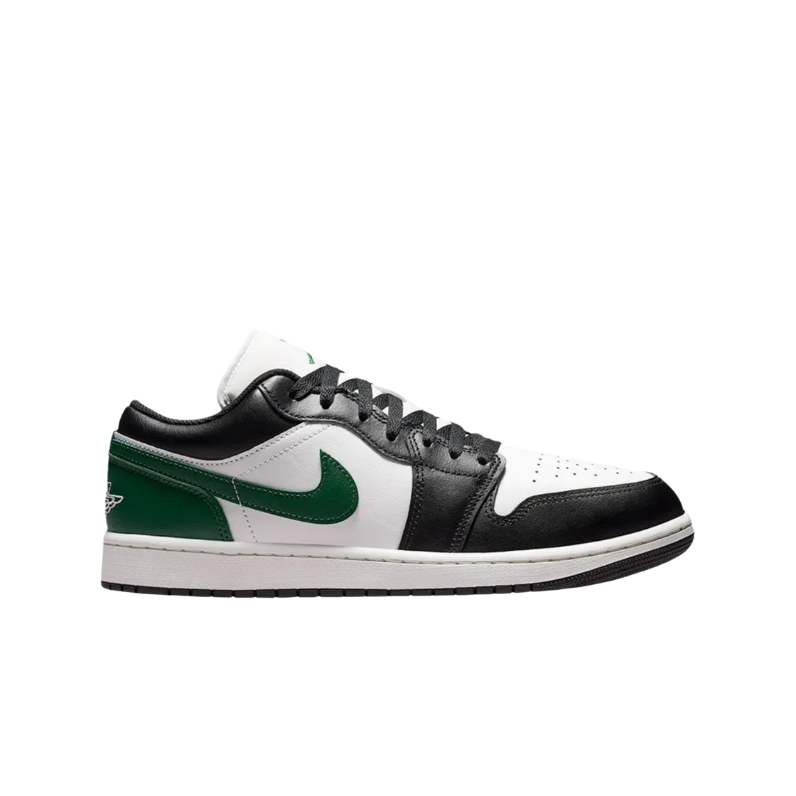553558-047 Jordan 1 Low Black Gorge Green