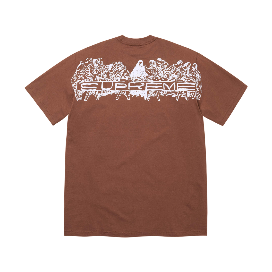 슈프림 서퍼 티셔츠 브라운 - 26SS(Supreme Supper T-Shirt Brown - 26SS) - 1