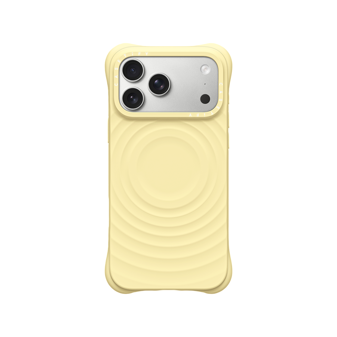 케이스티파이 아이폰 맥세이프 리플 케이스 소르베 옐로우(Casetify iPhone Magsafe Ripple Case Sorbet Yellow)