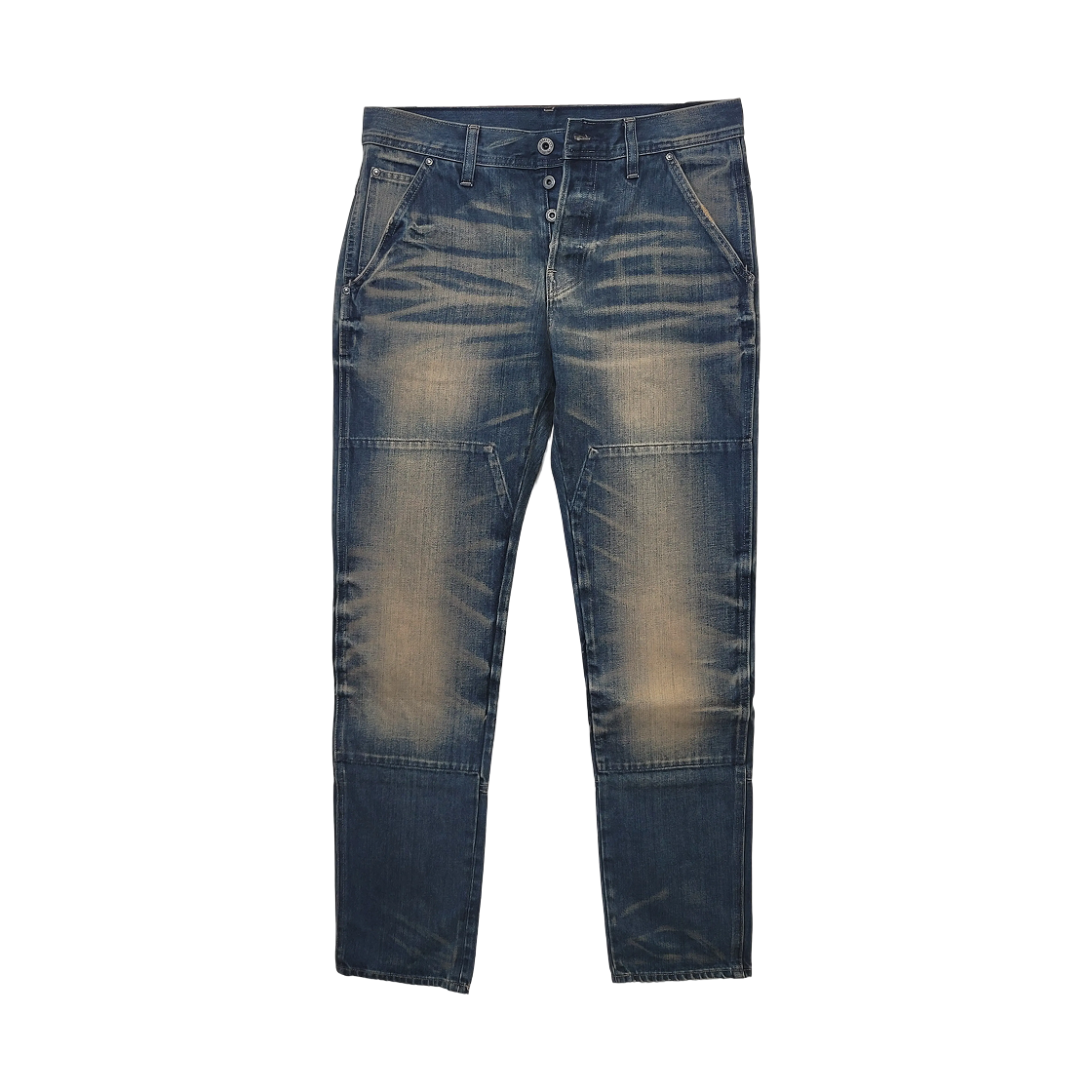 지스타 로우 페어로즈 테이퍼드 데님 빈티지 인디고(G-Star Raw Faeroes Tapered Denim Vintage Indigo)