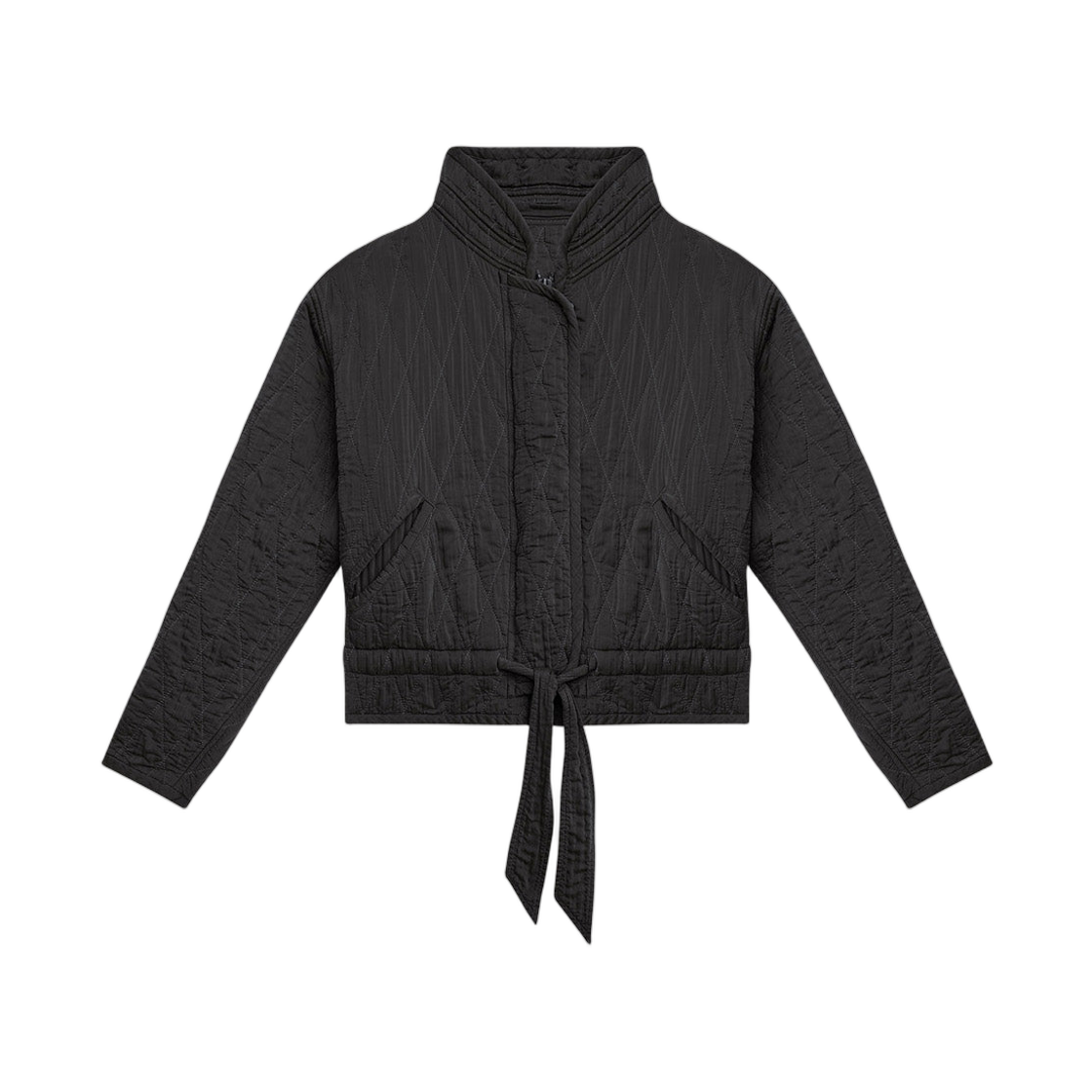 (W) 이자벨 마랑 셀란 숏 어드벤처 스타일 자켓 블랙((W) Isabel Marant Selane Short Adventurer Style Jacket Black) - 1