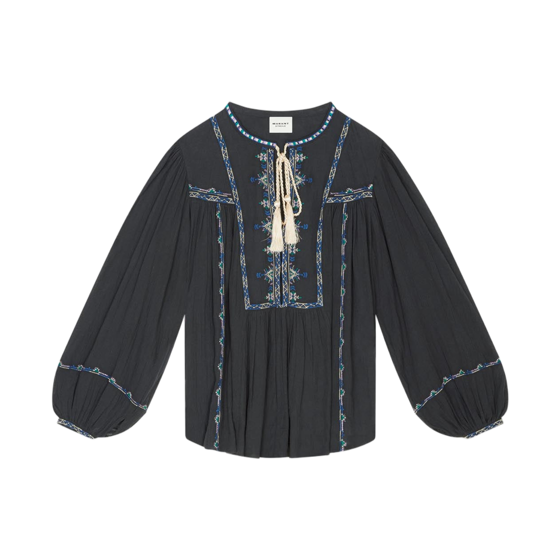 HT0371FA-B1J15E-01BK (W) Isabel Marant Silekia Top Black