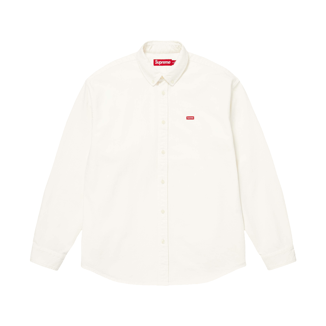 - Supreme Small Box Denim Shirt White - 26SS