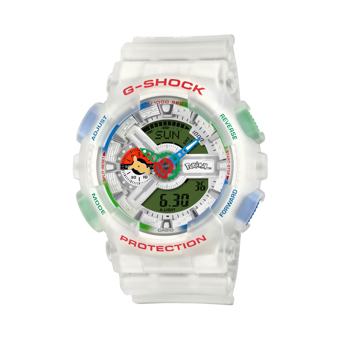 카시오 지샥 x 포켓몬 GA-110PKM-7A(Casio G-Shock x Pokemon GA-110PKM-7A)