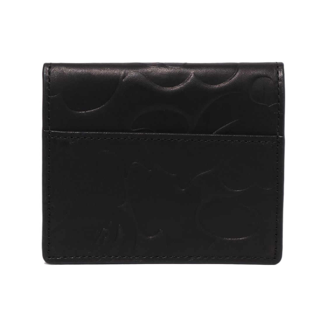 베이프 엠보스 레더 미니 월렛 블랙(BAPE Embossed Leather Mini Wallet Black) - 2