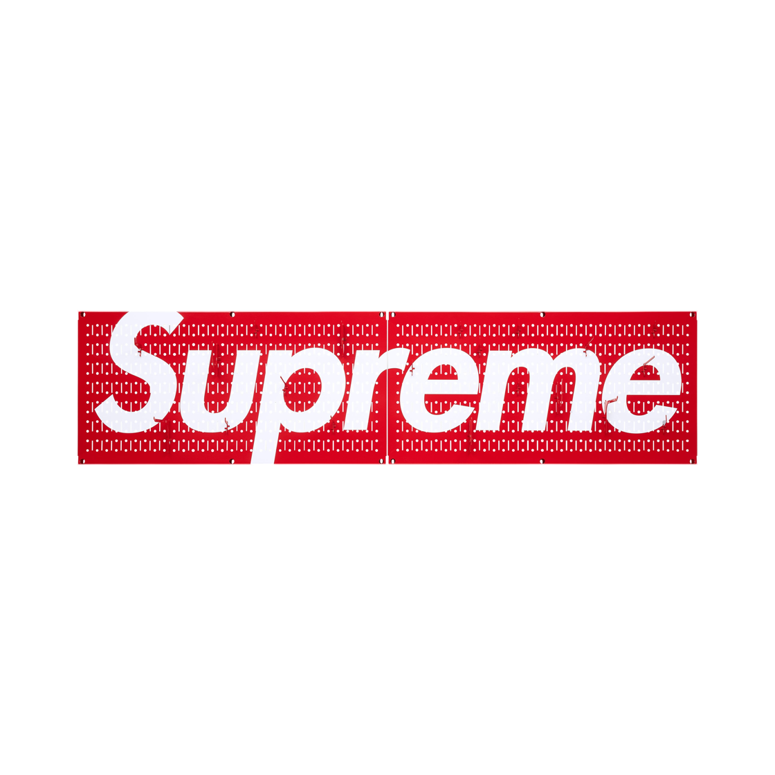 슈프림 x 월 컨트롤 페그보드 패널 레드 (2개 세트) - 26SS(Supreme x Wall Control Pegboard Panel Red (Set of 2) - 26SS)