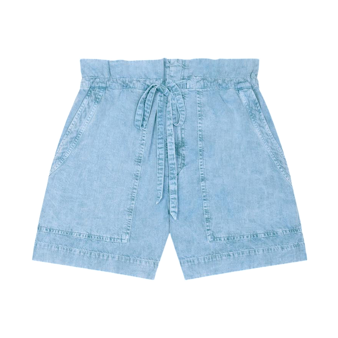 (W) 이자벨 마랑 이폴리트 데님 쇼츠 블루((W) Isabel Marant Ipolyte Denim Shorts Blue) - 1