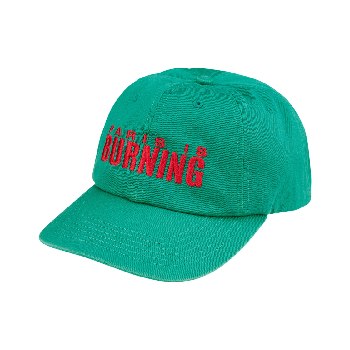 슈프림 파리 이즈 버닝 6-패널 틸 - 26SS(Supreme Paris Is Burning 6-Panel Teal - 26SS) - 1