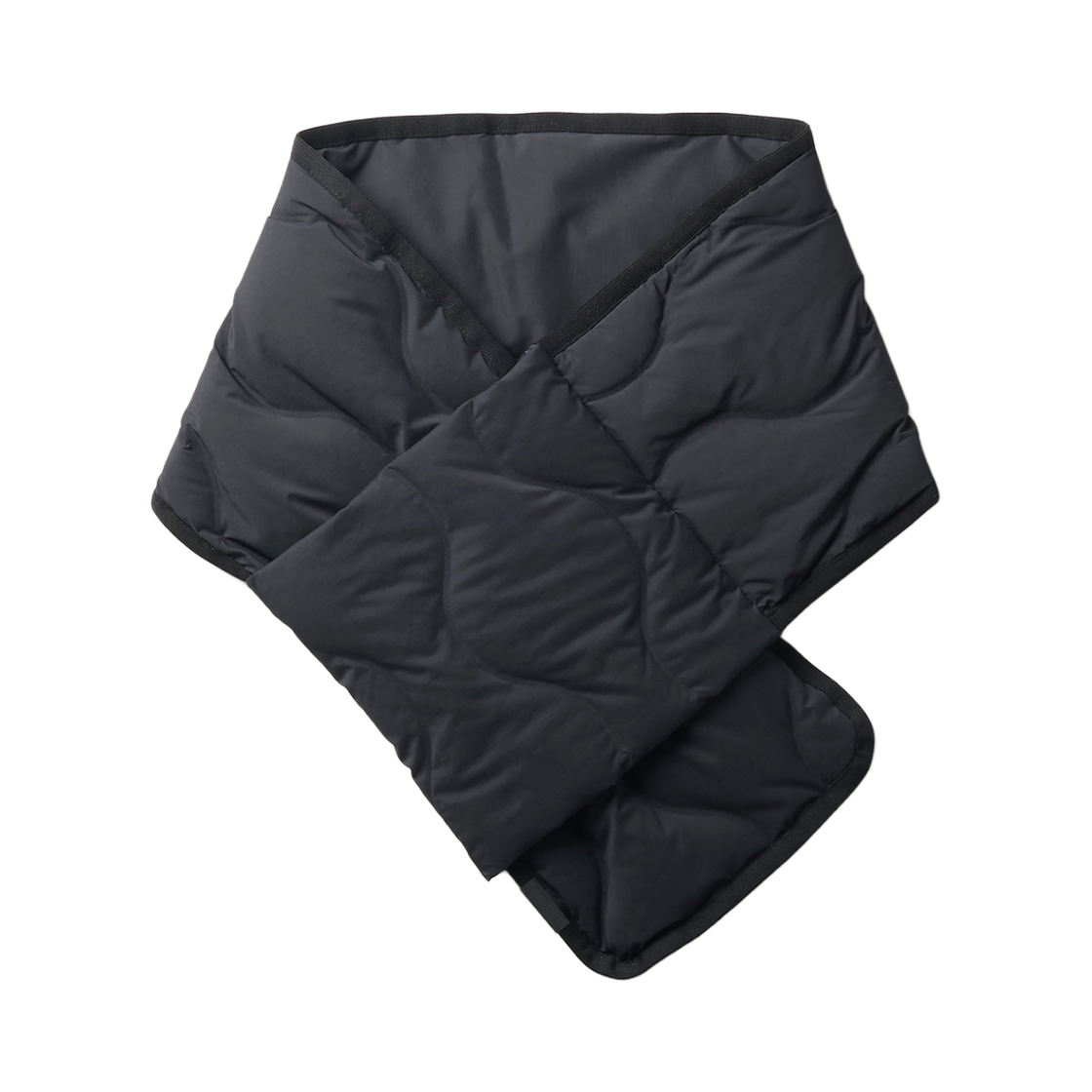 스노우 피크 심리스 퀼티드 다운 스톨 블랙(Snow Peak Seamless Quilted Down Stole Black)