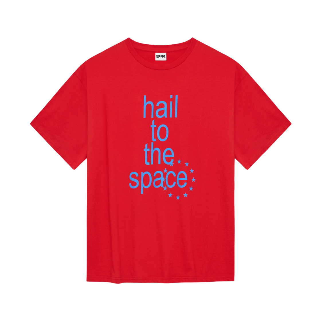 보르하트 헤일 투더 스페이스 박스 티 레드(BORHEART Hail To The Space Box Tee Red) - 1