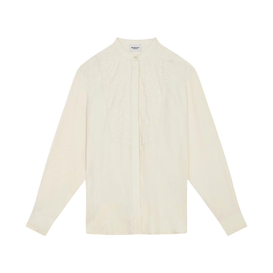 HT0316FA-B1J04E-23EC (W) Isabel Marant Britten Long Sleeve Shirt Top Ecru