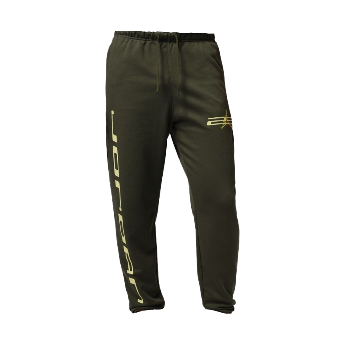 IO8933-325 Jordan Sport Crossover Dri-Fit Fleece Trousers Cargo Khaki Dynamic Yellow (IO8933-325)