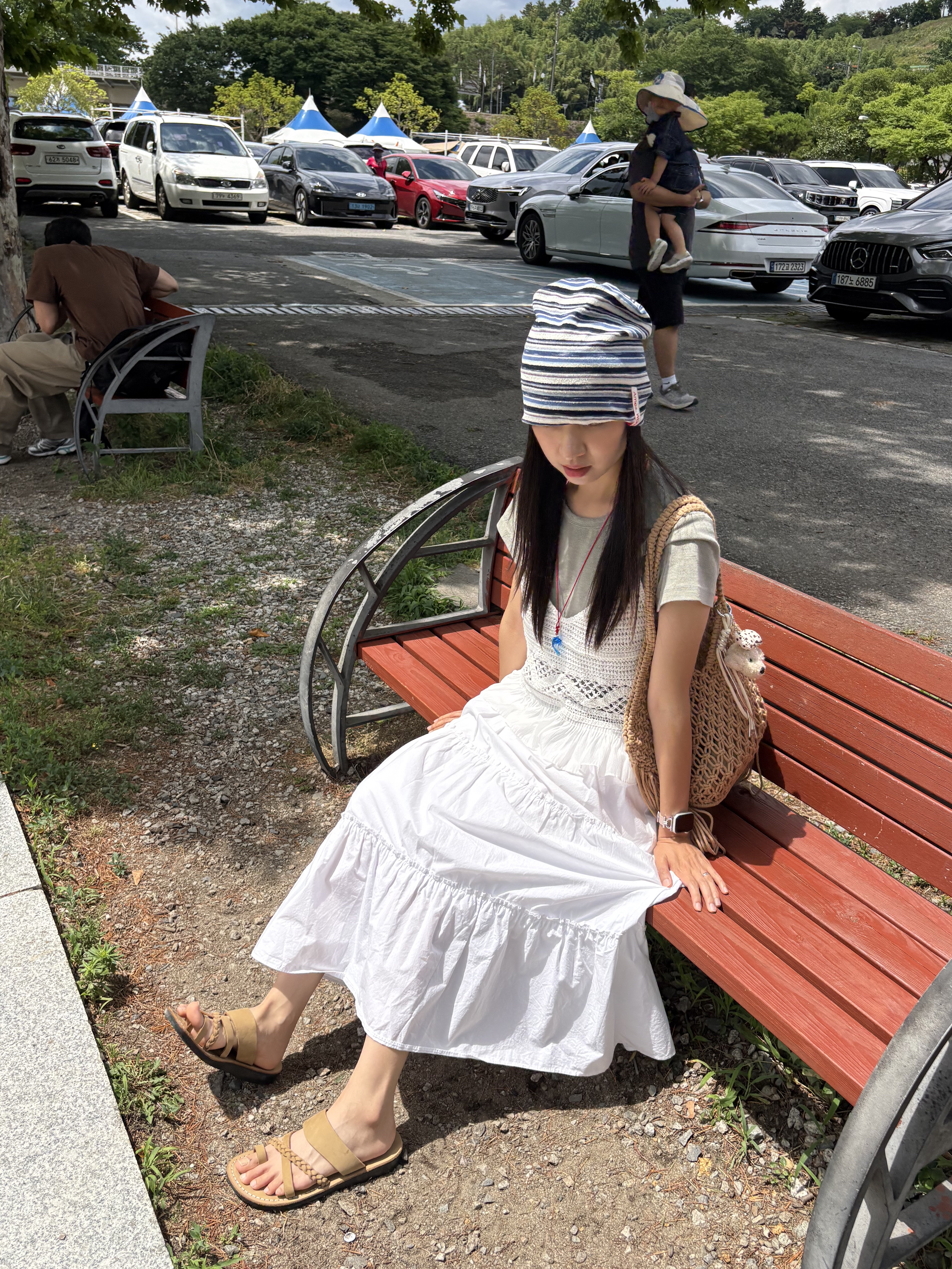 JERUSALEM SANDALS 1050NN Rebecca Yellow 착용 스타일 - 6