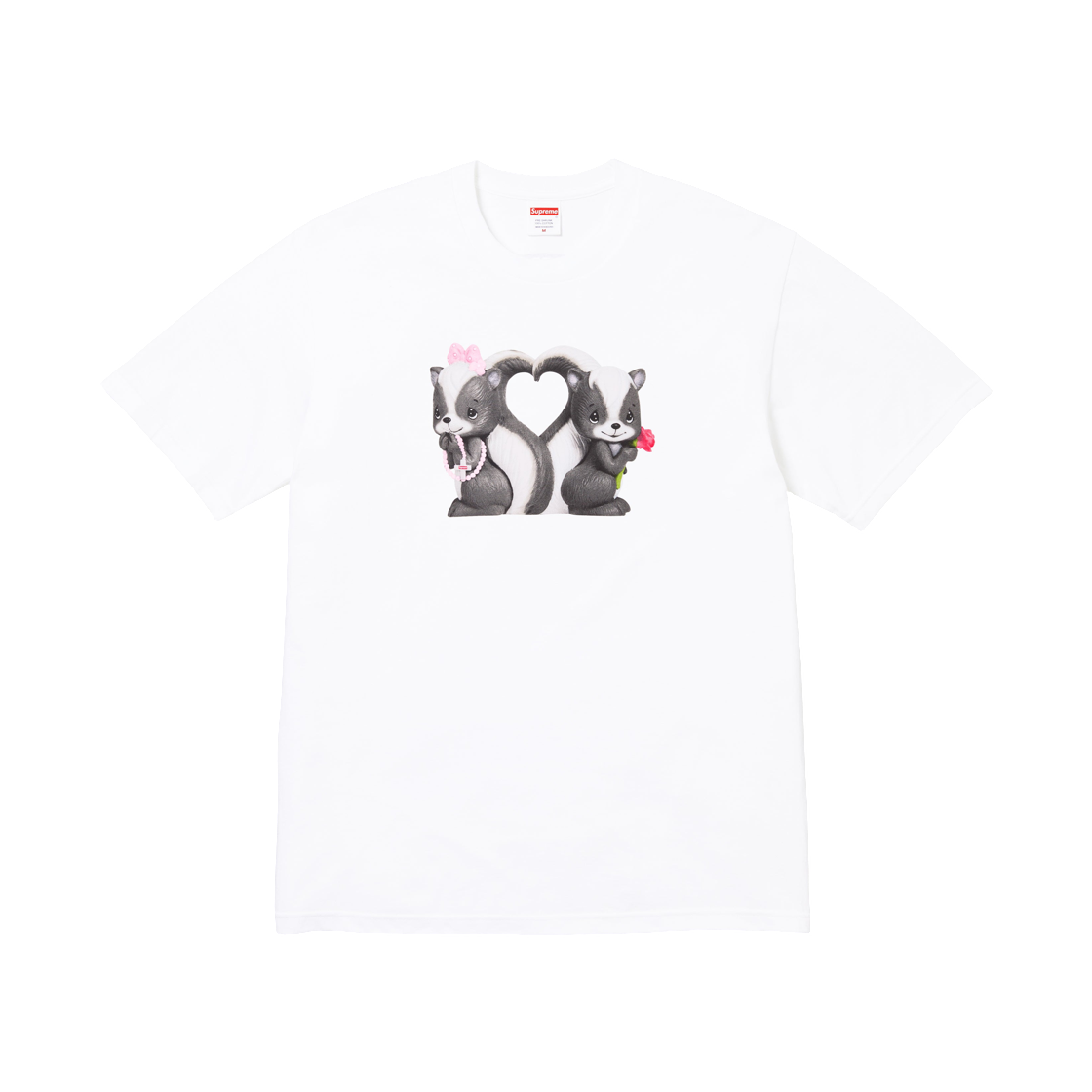 슈프림 스컹크 티셔츠 화이트 - 26SS(Supreme Skunk T-Shirt White - 26SS) - 1