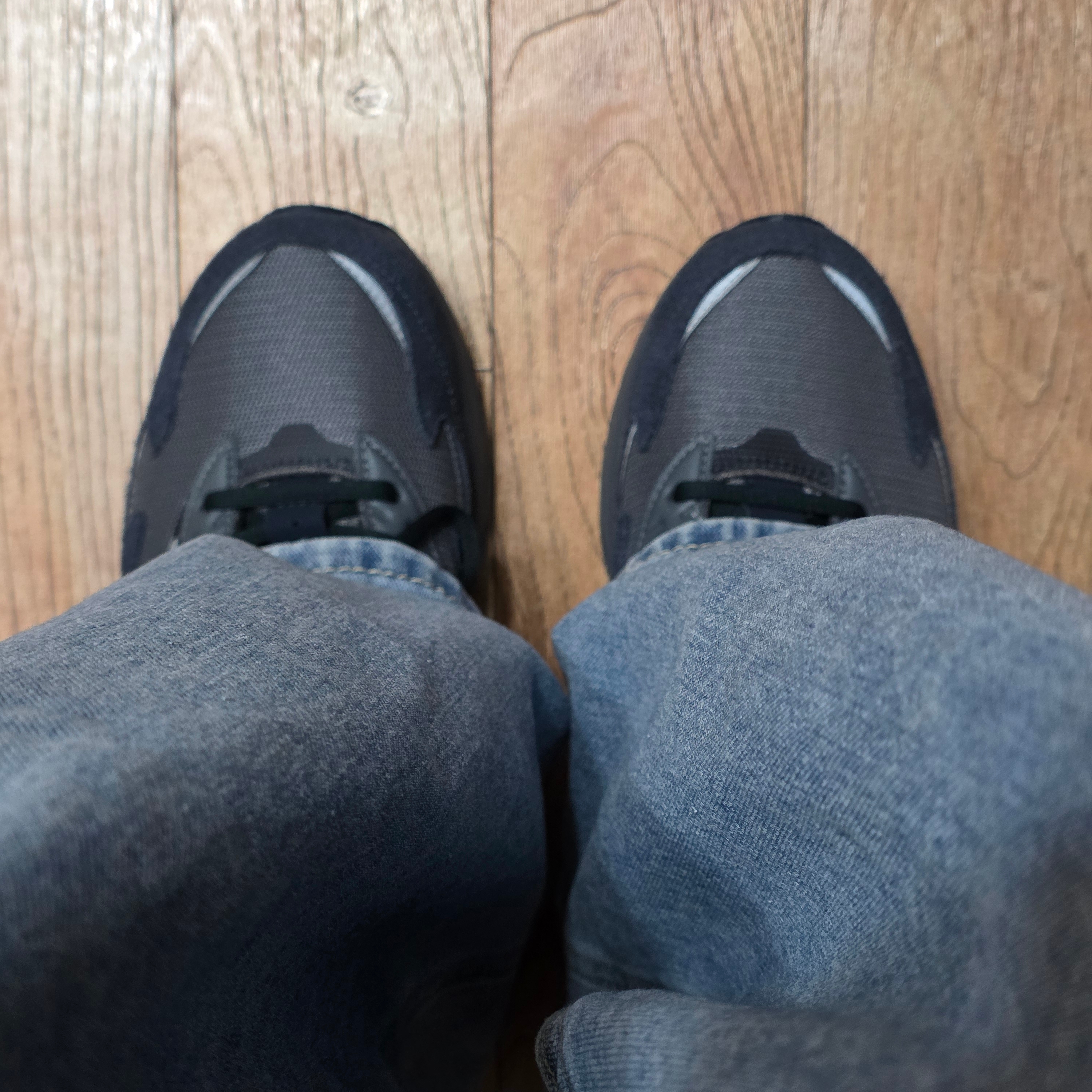 Mizuno Wave Rider B GTX Quiet Shade Vulcan 착용 스타일