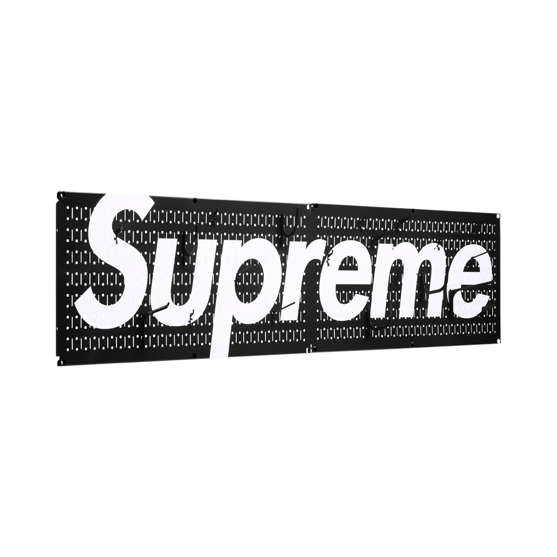 슈프림 x 월 컨트롤 페그보드 패널 블랙 (2개 세트) - 26SS(Supreme x Wall Control Pegboard Panel Black (Set of 2) - 26SS) - 2