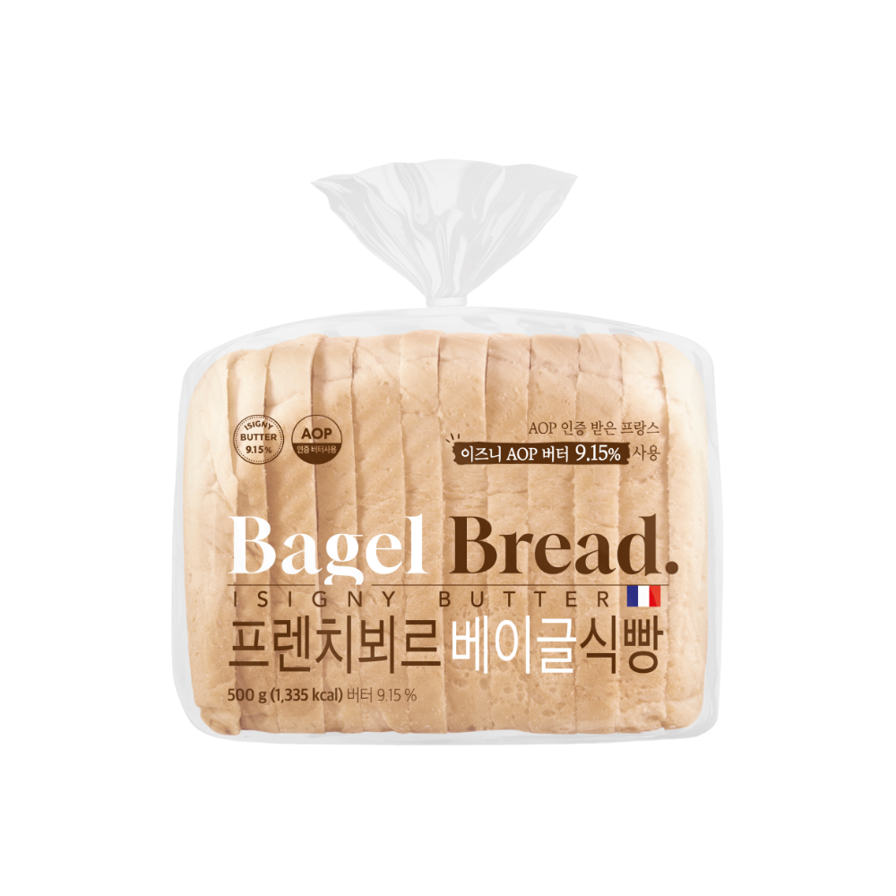 삼립 프렌치뵈르 베이글 식빵 500g 3봉(Samlip Samlip French Bör Bagel Bread 500g 3 bags)