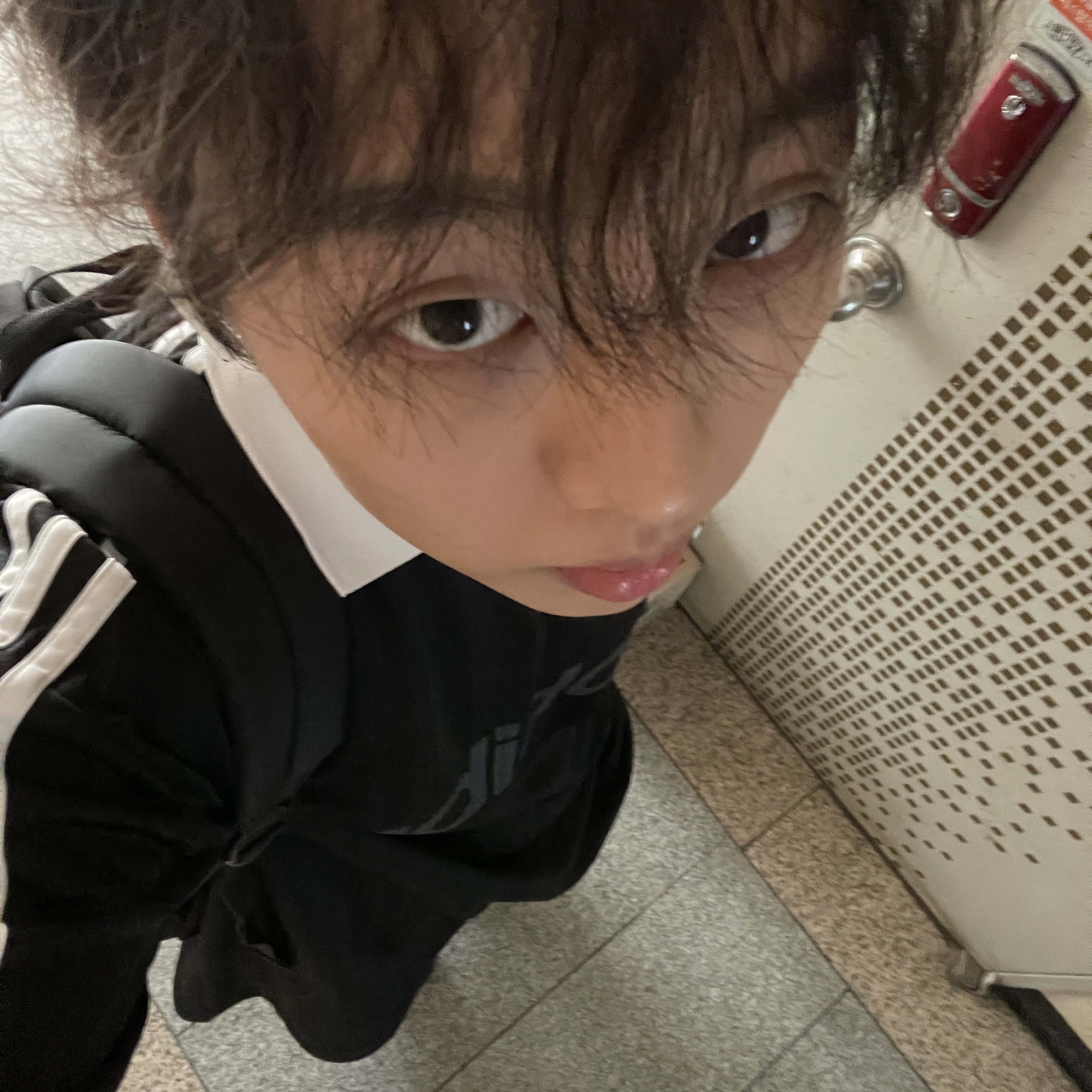 Adidas Originals Collared Goalie Top Black - KR Sizing 착용 스타일