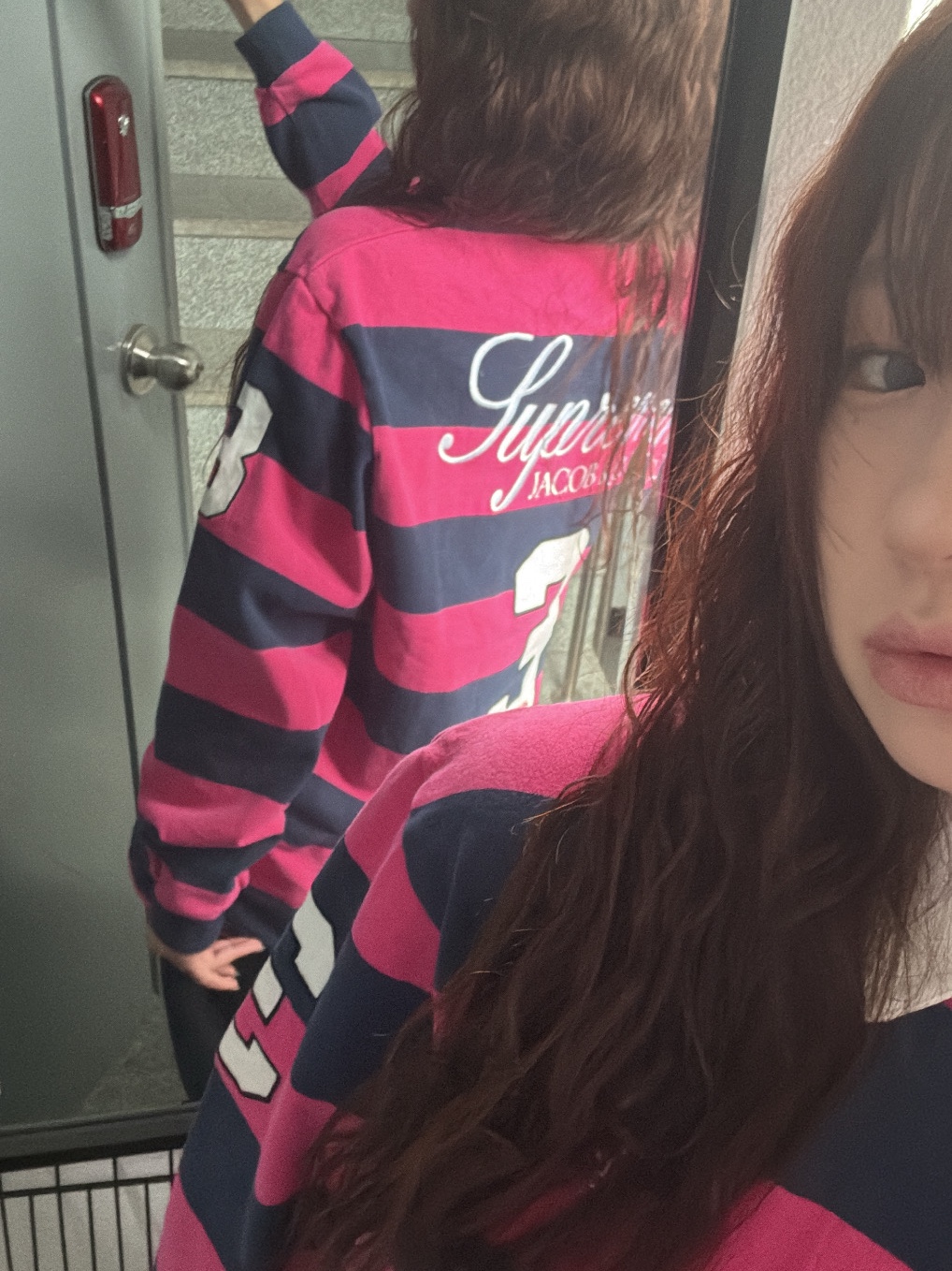 Supreme x La Martina x Jacob & Co Rugby Stripe - 26SS 착용 스타일 - 2