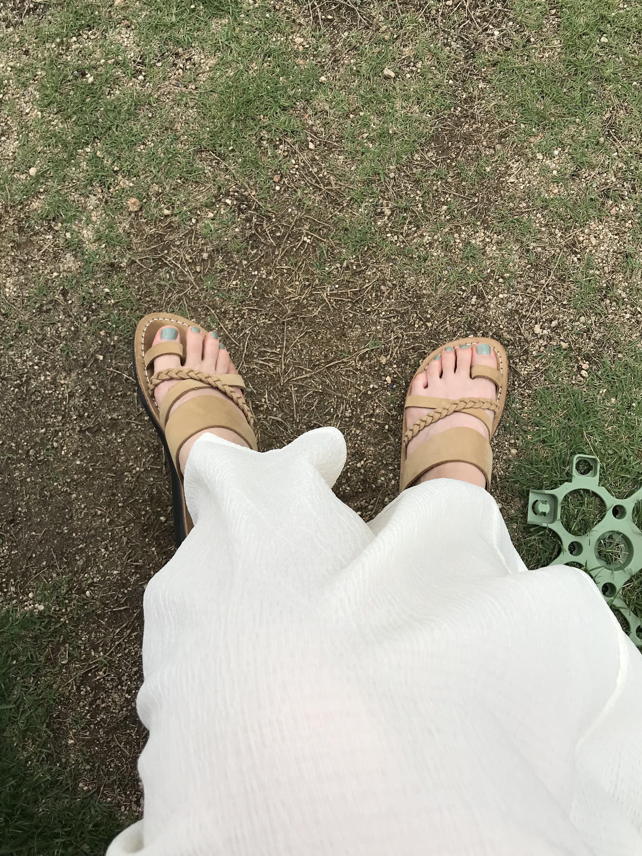 JERUSALEM SANDALS 1050NN Rebecca Yellow 착용 스타일 - 3