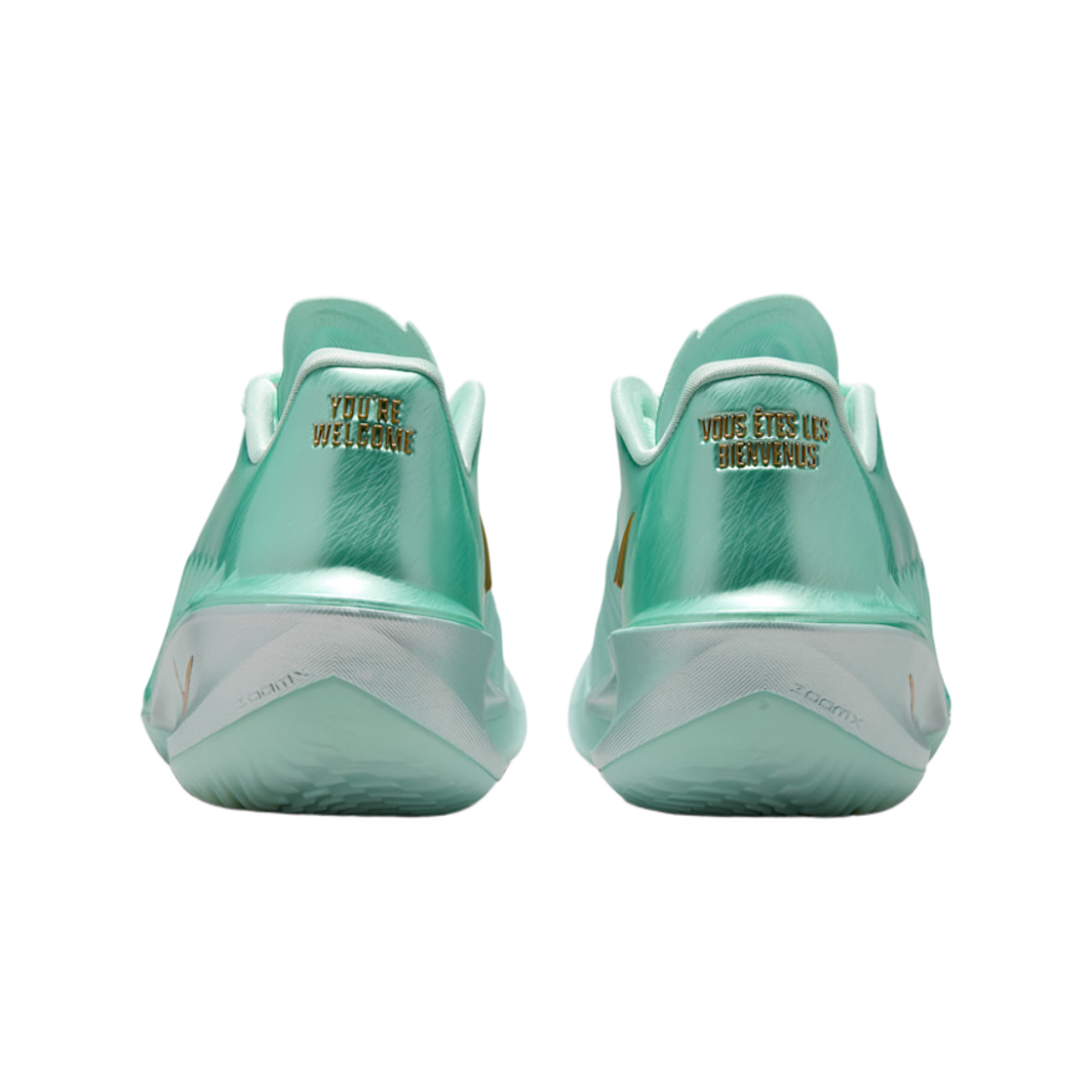 나이키 에어 줌 G.T. 컷 4 빅터 웸반야마 민트 폼 메탈릭 골드(Nike Air Zoom G.T. Cut 4 Victor Wembanyama Mint Foam Metallic Gold) - 3