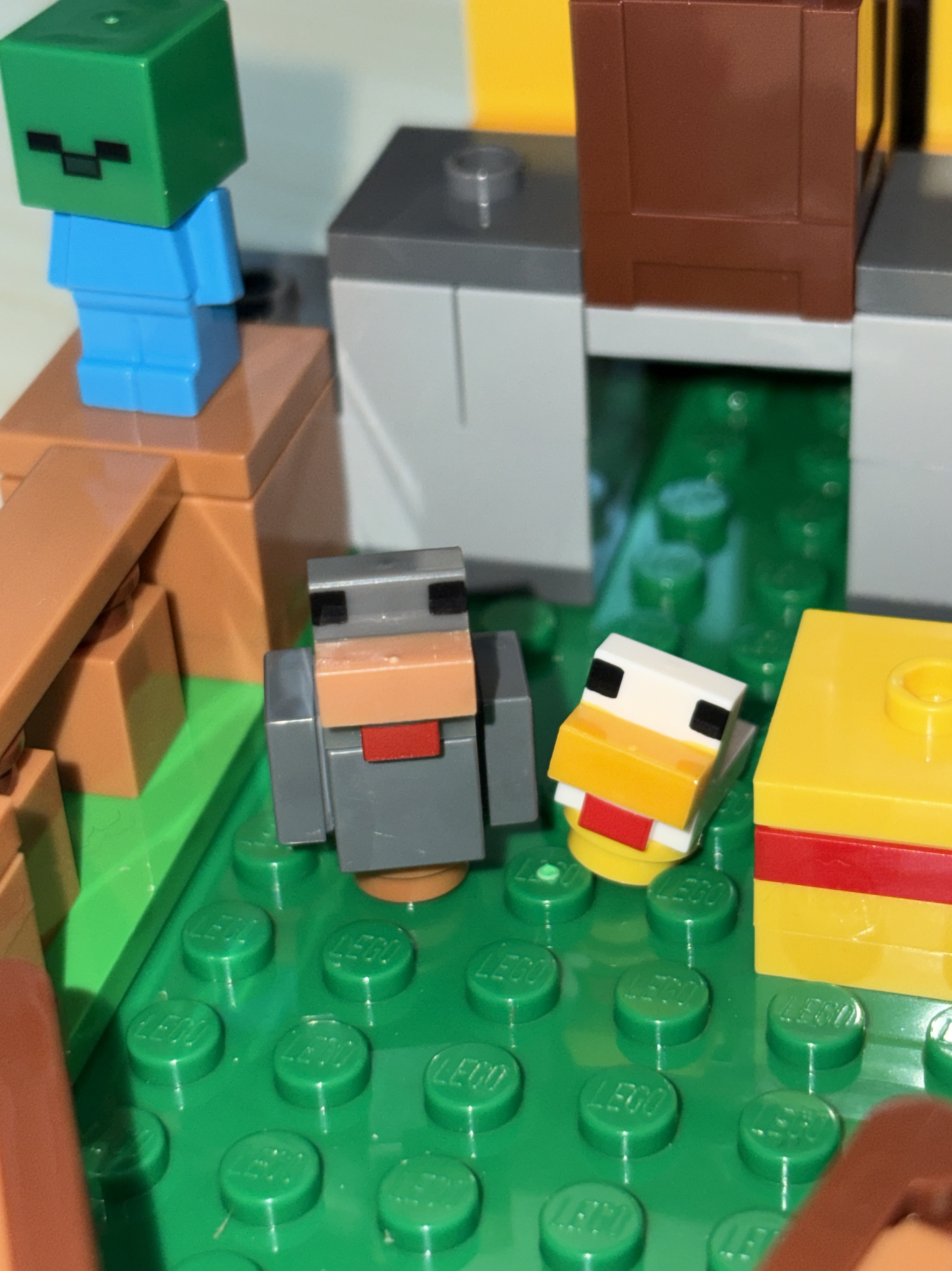 Lego Minecraft Chicken Farm 착용 스타일 - 1