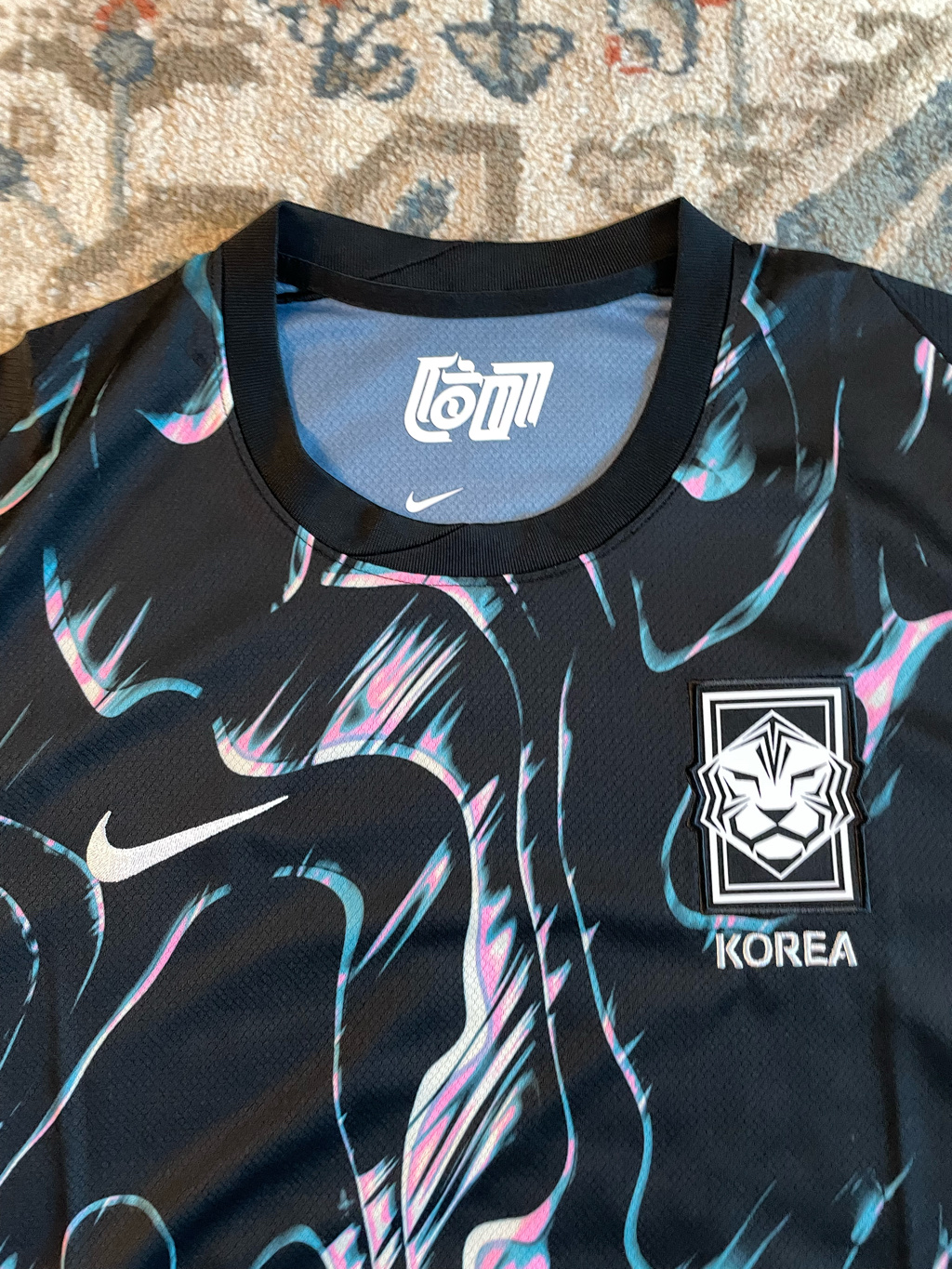 Nike Korea 2023/24 Dri-Fit Stadium Away Replica Jersey Black Pink Glow - Asia (Non Marking Ver.) 착용 스타일 - 5