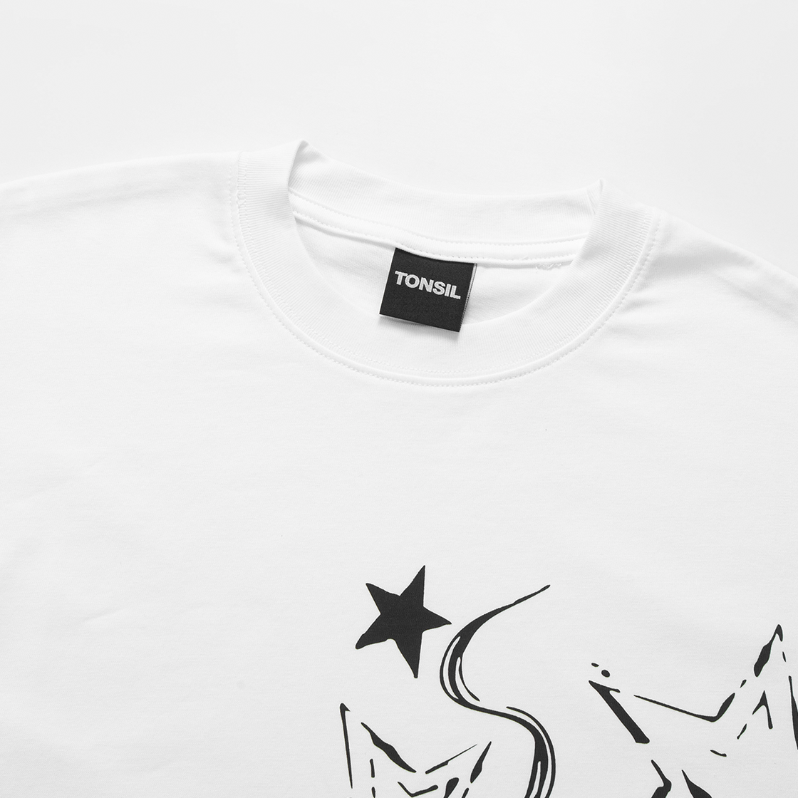 톤슬 스타즈 그래픽 반팔 티셔츠(TONSIL Stars Graphic Half-Sleeve T-Shirt) - 3