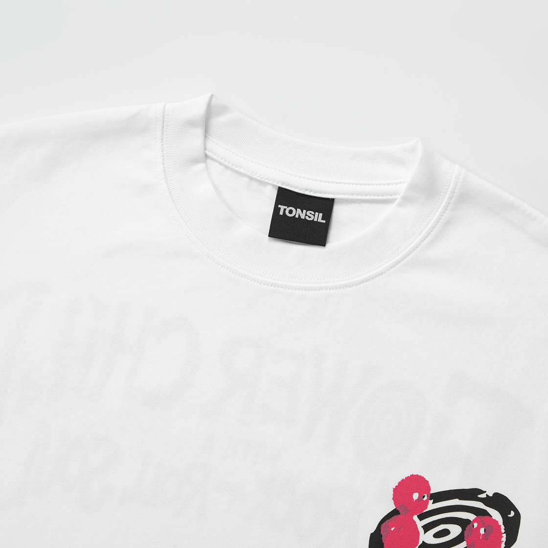 톤슬 크라잉 에일리언 그래픽 반팔 티셔츠(TONSIL Crying Aliens Graphic Half-Sleeve T-Shirt) - 3