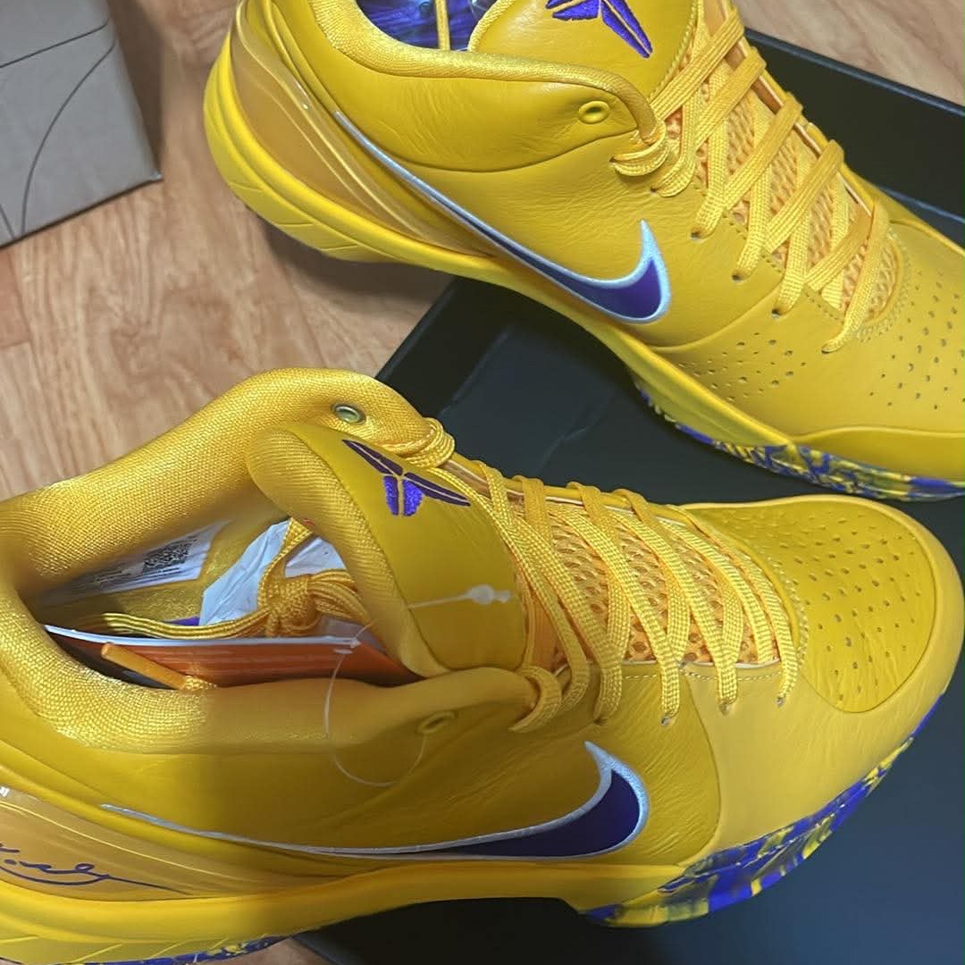 Nike Kobe 4 Protro Draft Pack Gold Purple (Opened Case) 착용 스타일