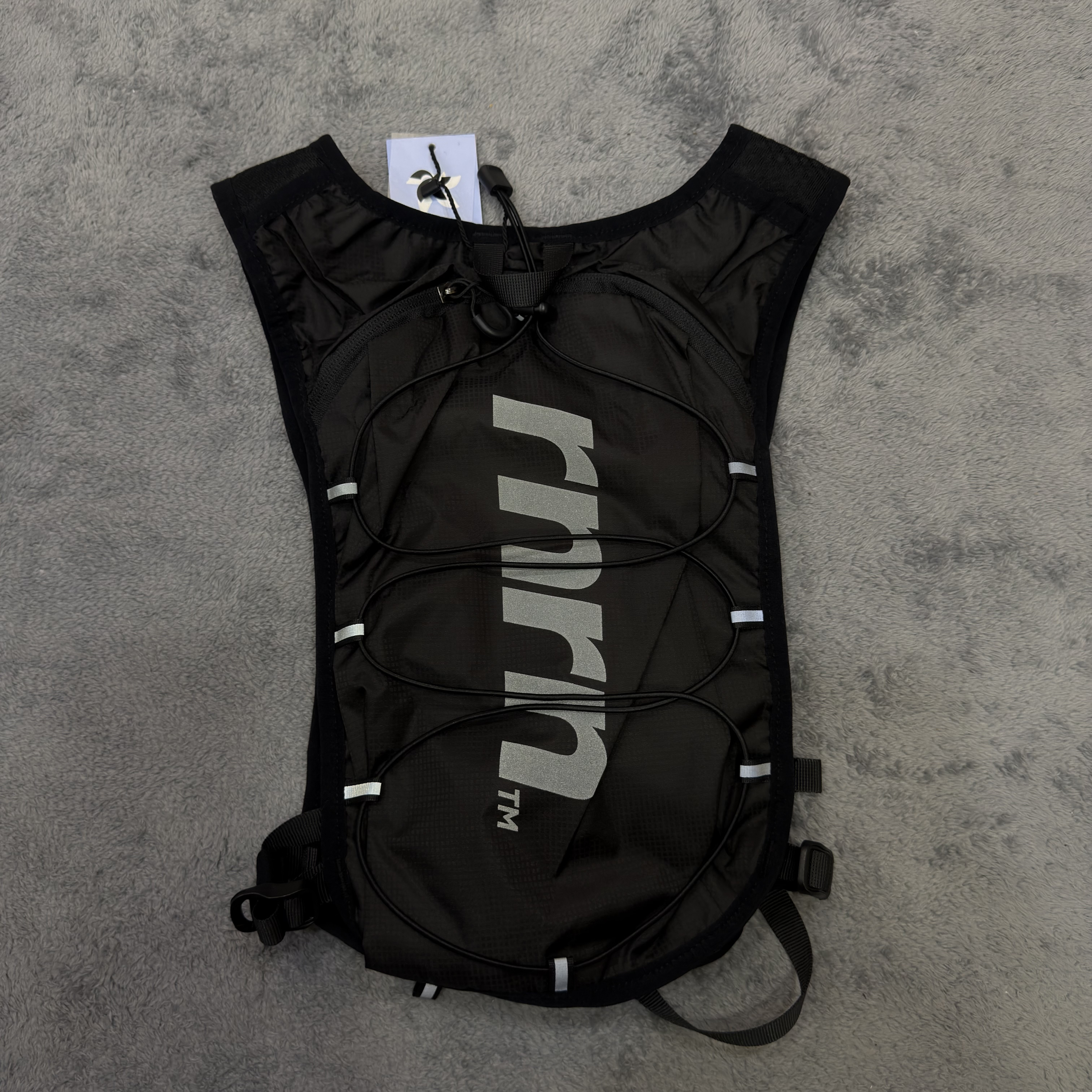 rnrn UL Vest Black 착용 스타일 - 2