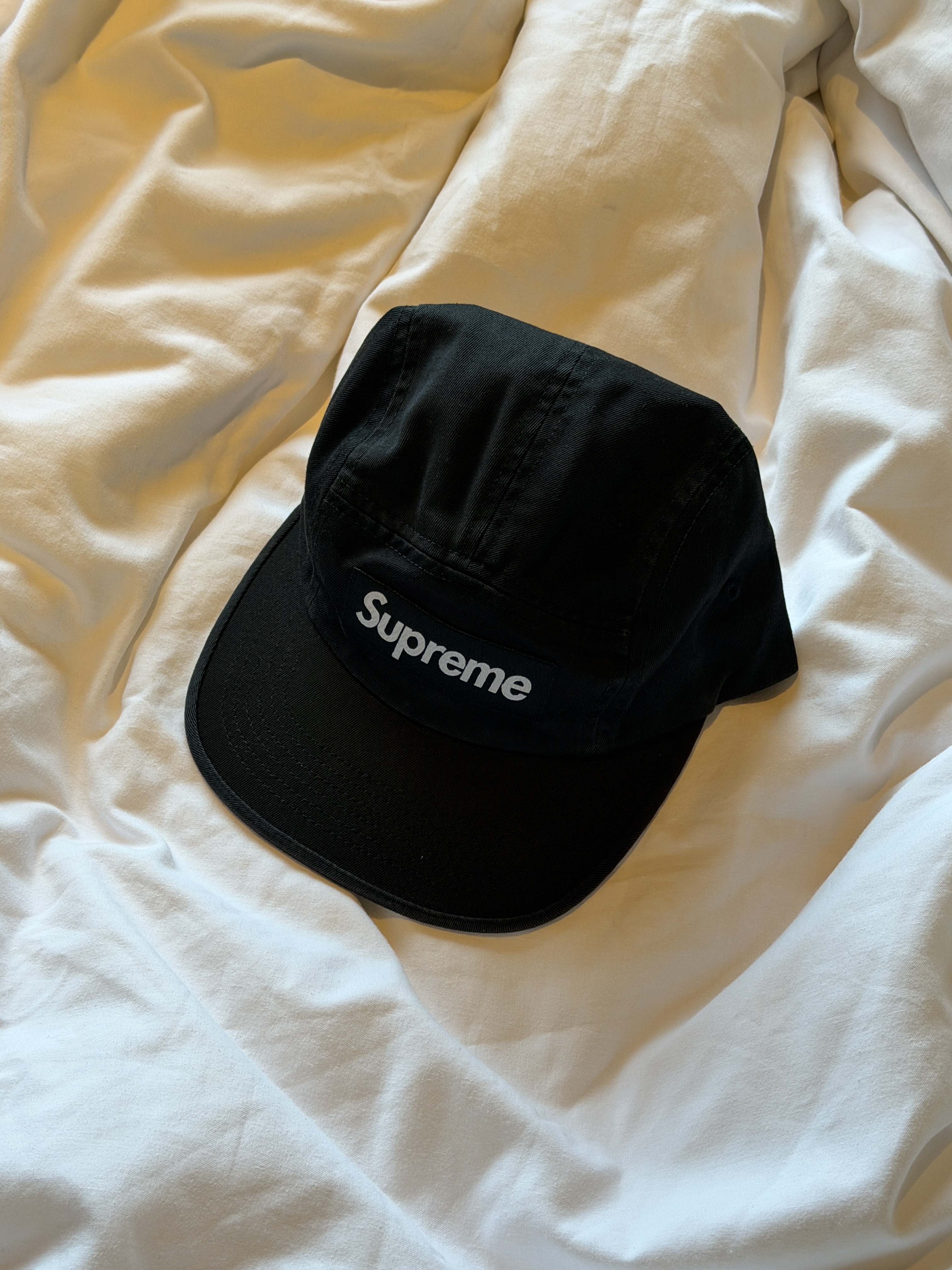 Sansan Gear Paneled Jacket Sky Blue - 25SS, Supreme Washed Chino Twill Camp Cap Black 착용 스타일 - 2