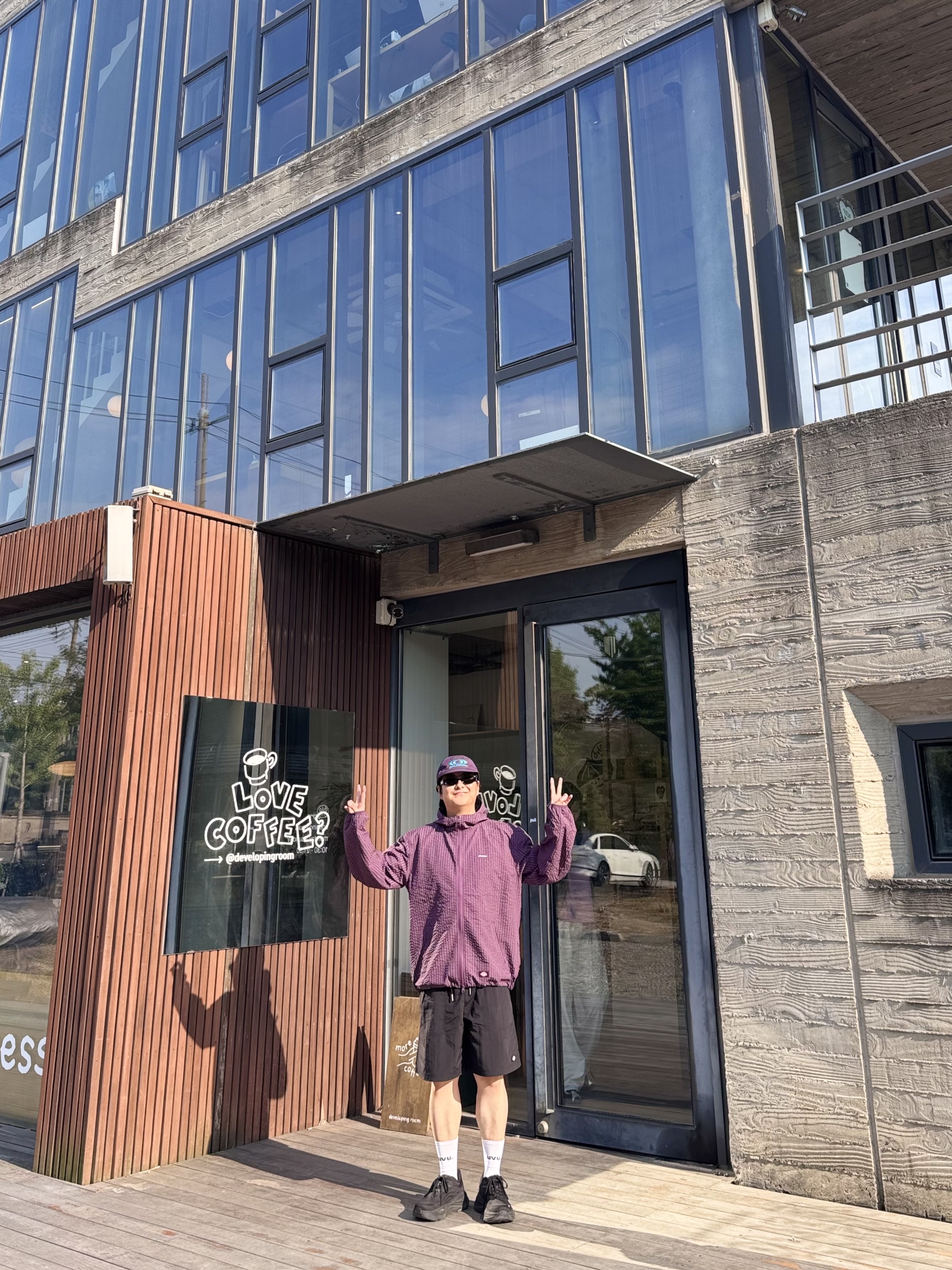 UVU Running Sock White, Salomon Link 6 Panel Cap Purple 착용 스타일 - 1