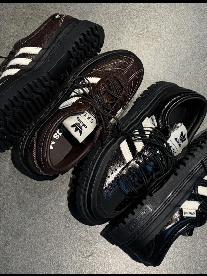 Adidas x Clot Superstar Core Black Cloud White, Adidas x Song for the Mute 007 Samba LX Freizeit Black 착용 스타일 - 5
