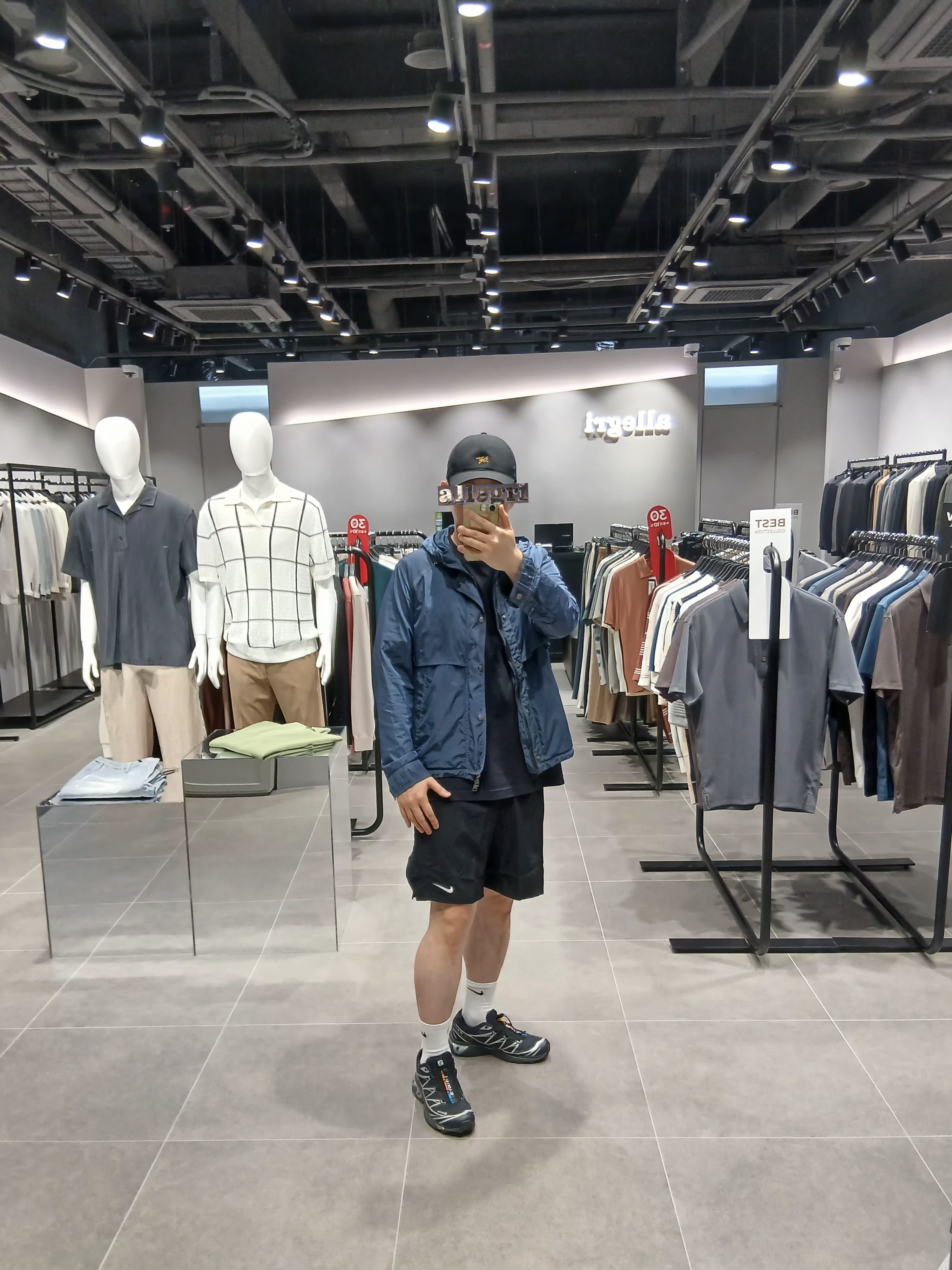 Arc'teryx Small Bird Cap Black, Nike Everyday Lightweight Training Crew Socks White (3 Pack/Korean Ver.) 착용 스타일 - 1