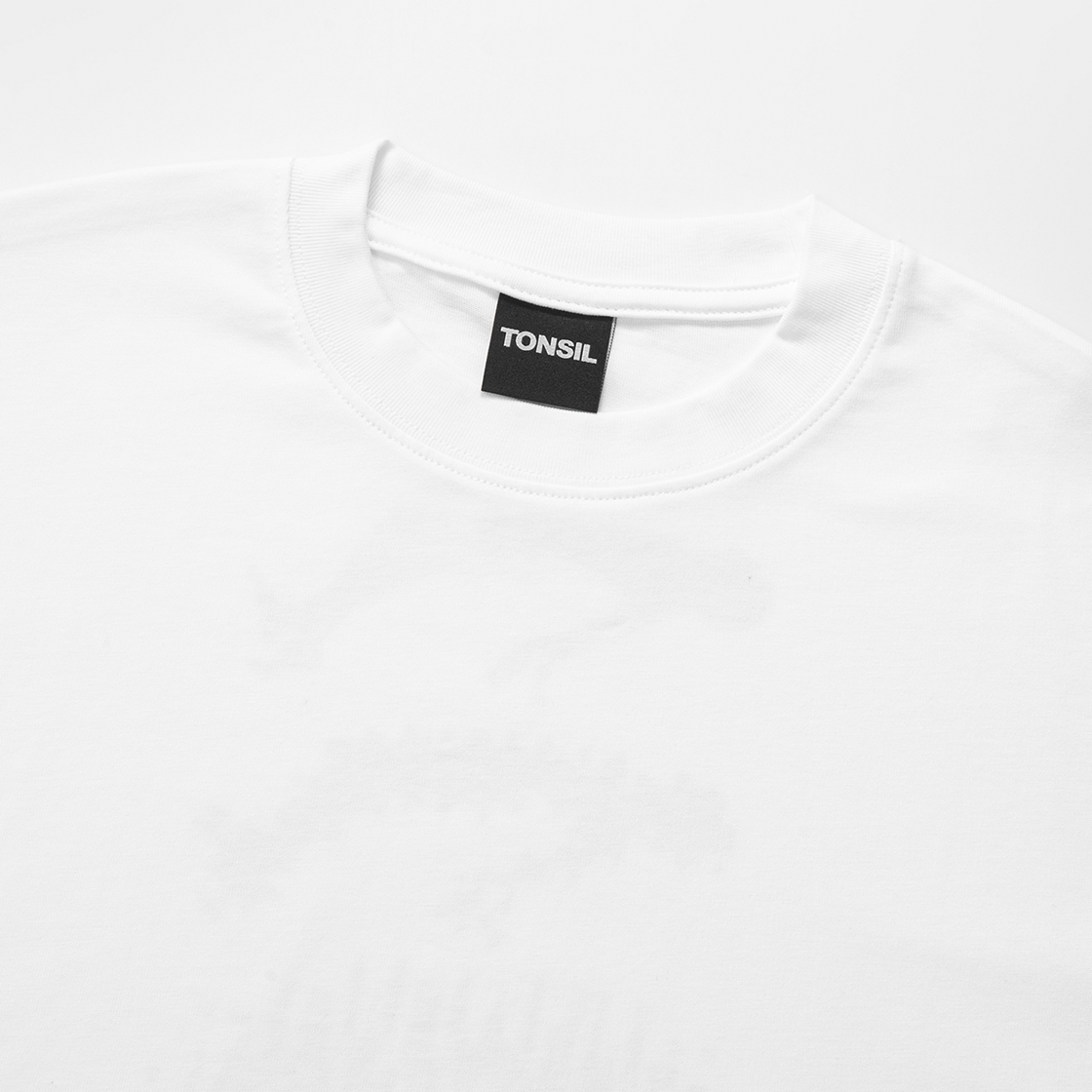 톤슬 퍽 누즈 센드 미 유어 플레이리스트 스월 그래픽 반팔 티셔츠(TONSIL Fuck Nudes Send Me Your Play List Swirl Graphic Half-Sleeve T-Shirt) - 3