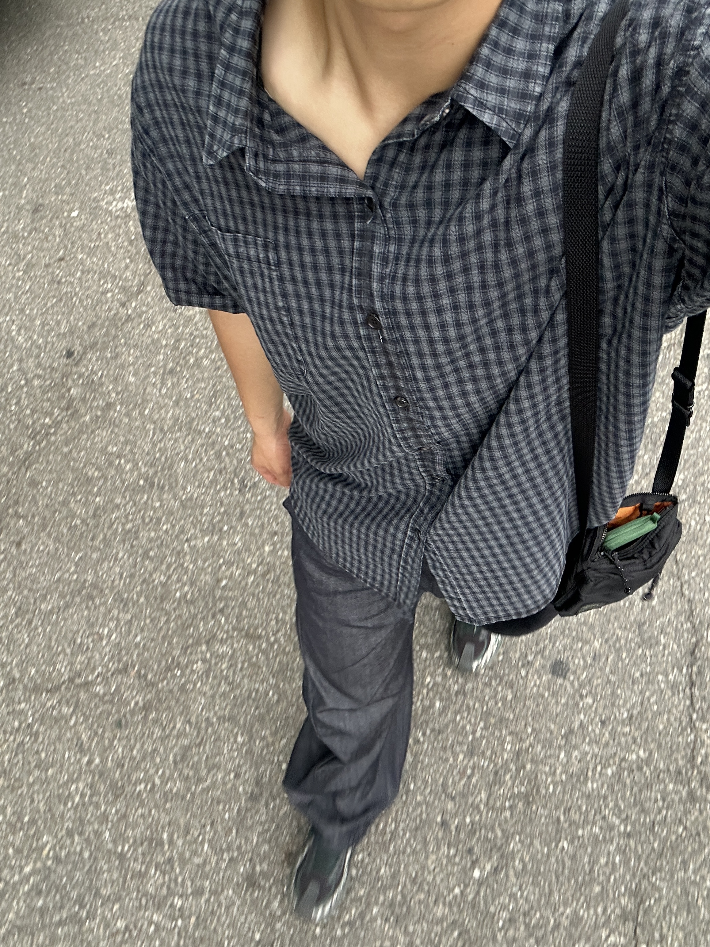 (W) Asics x Kiko Kostadinov Gel-Flammae Grey Black 착용 스타일