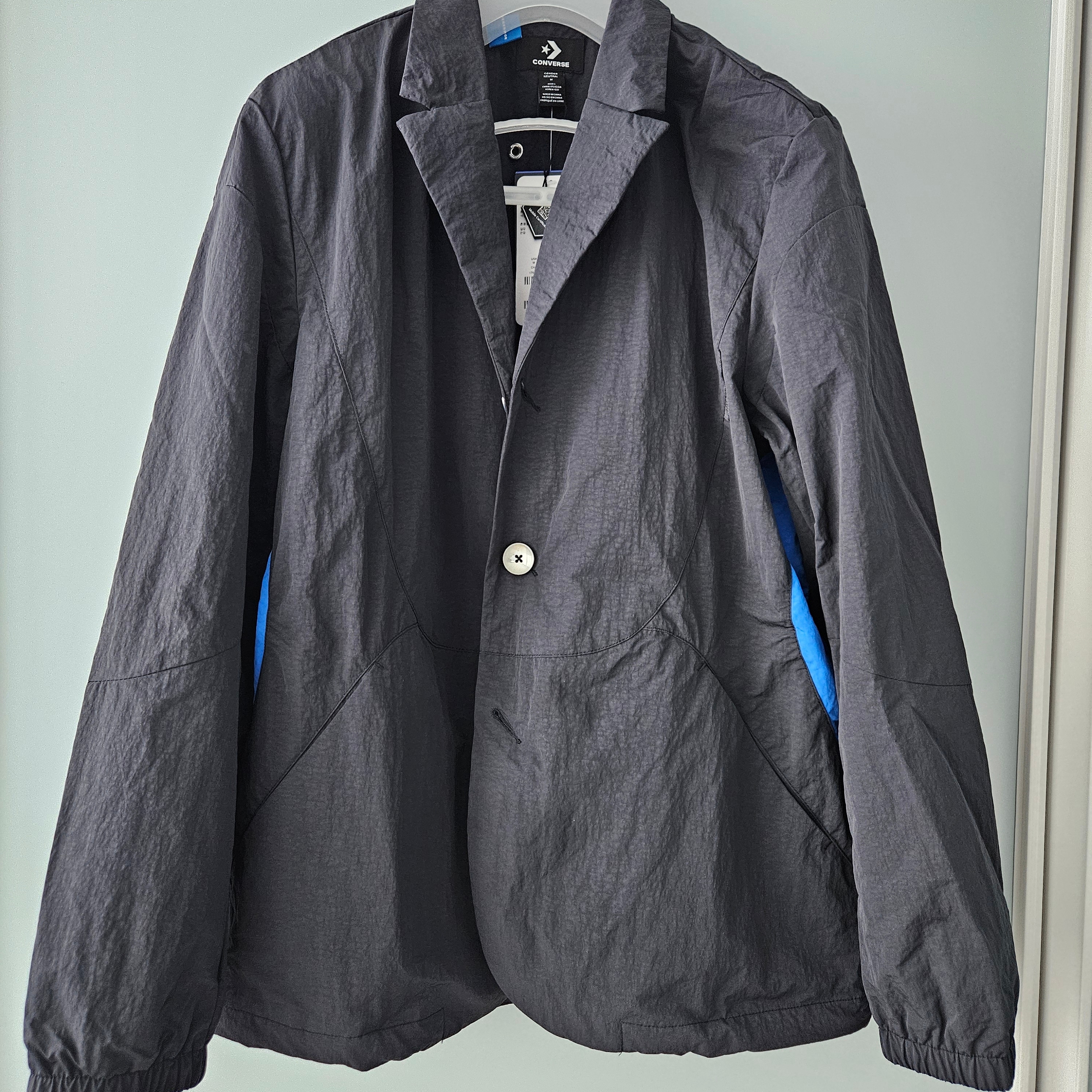 Converse x Ader Error Blazer Jacket Black 착용 스타일 - 1