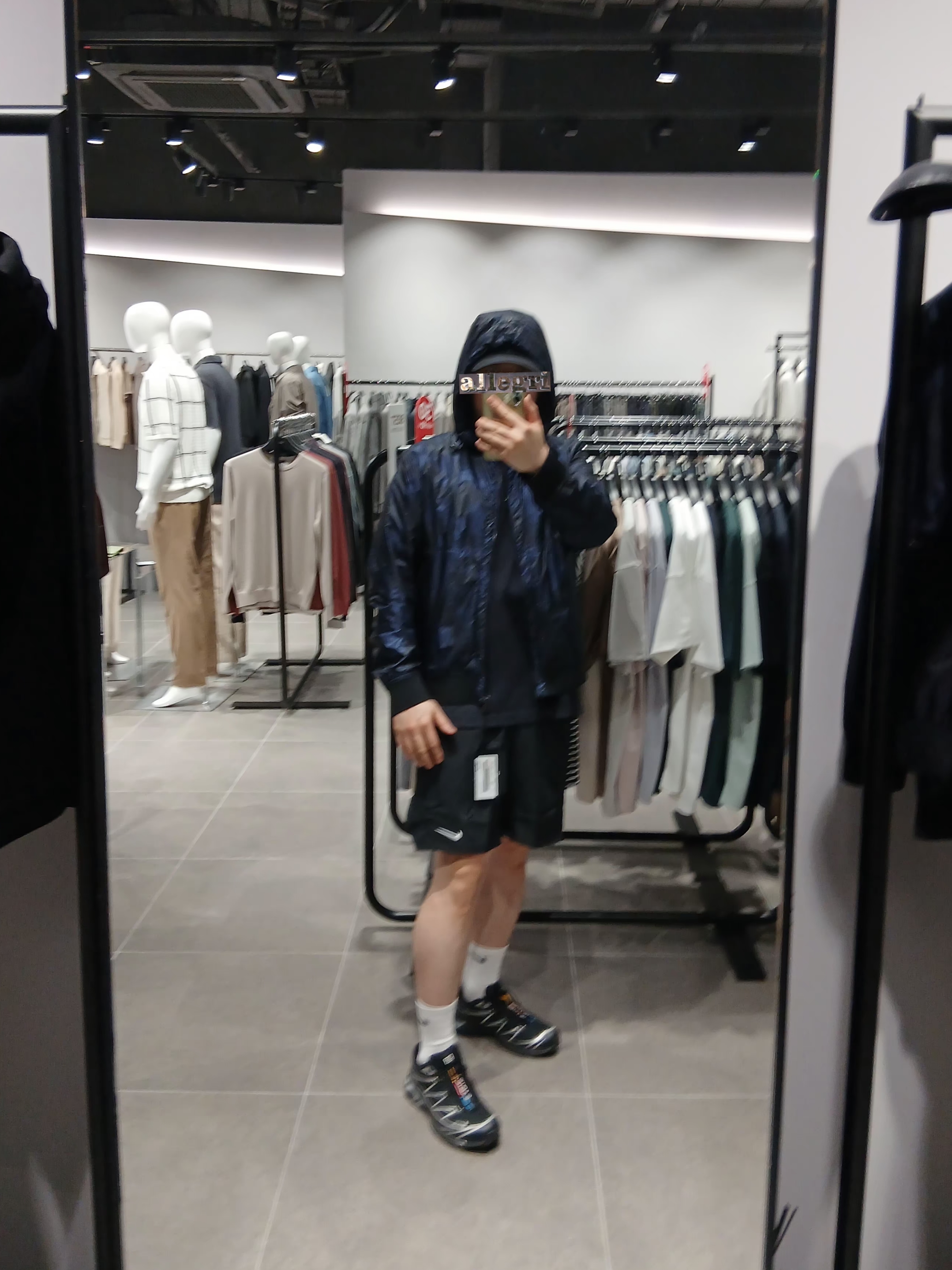 Arc'teryx Small Bird Cap Black, Nike Everyday Lightweight Training Crew Socks White (3 Pack/Korean Ver.) 착용 스타일 - 6