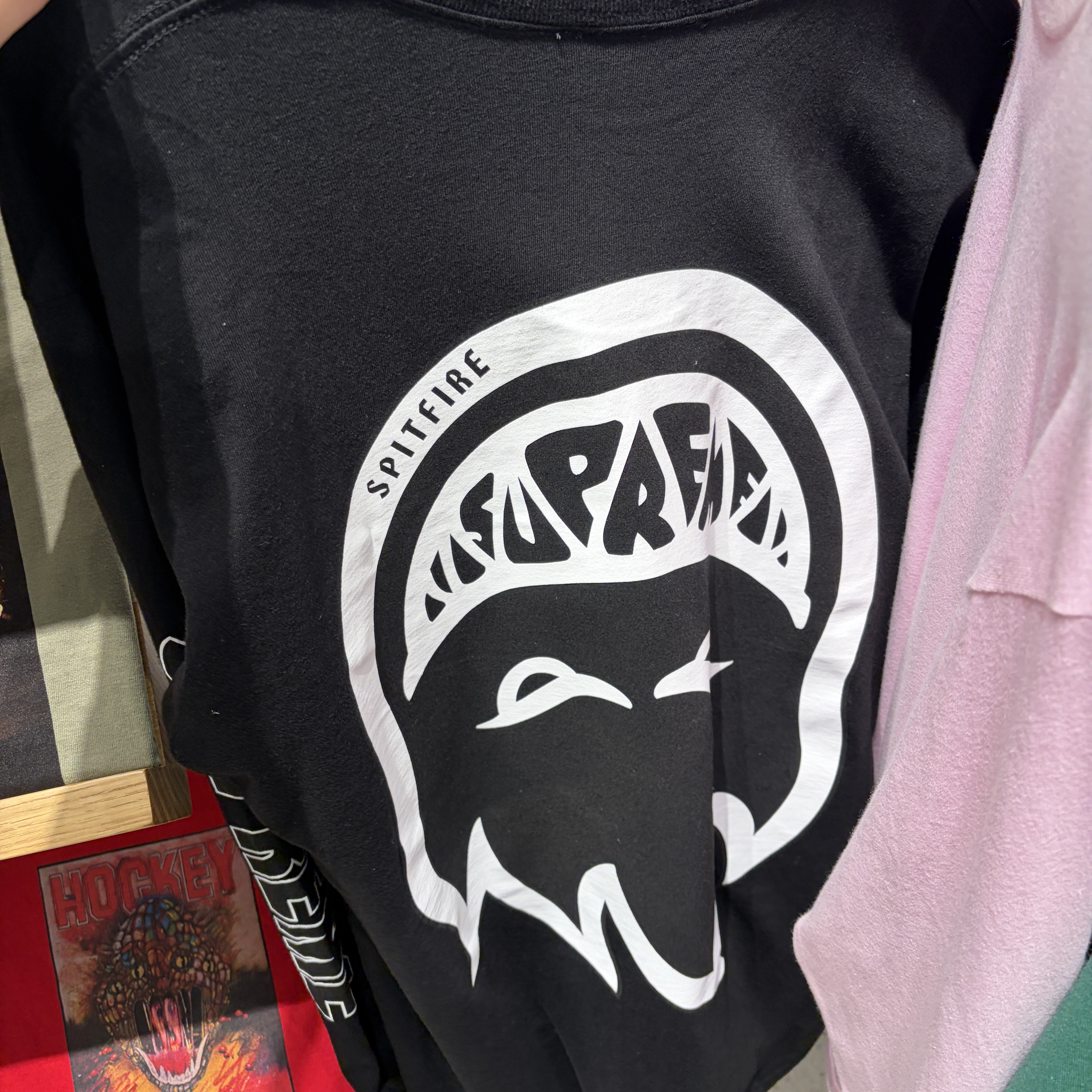 Supreme x Spitfire L/S T-Shirt Black - 26SS 착용 스타일