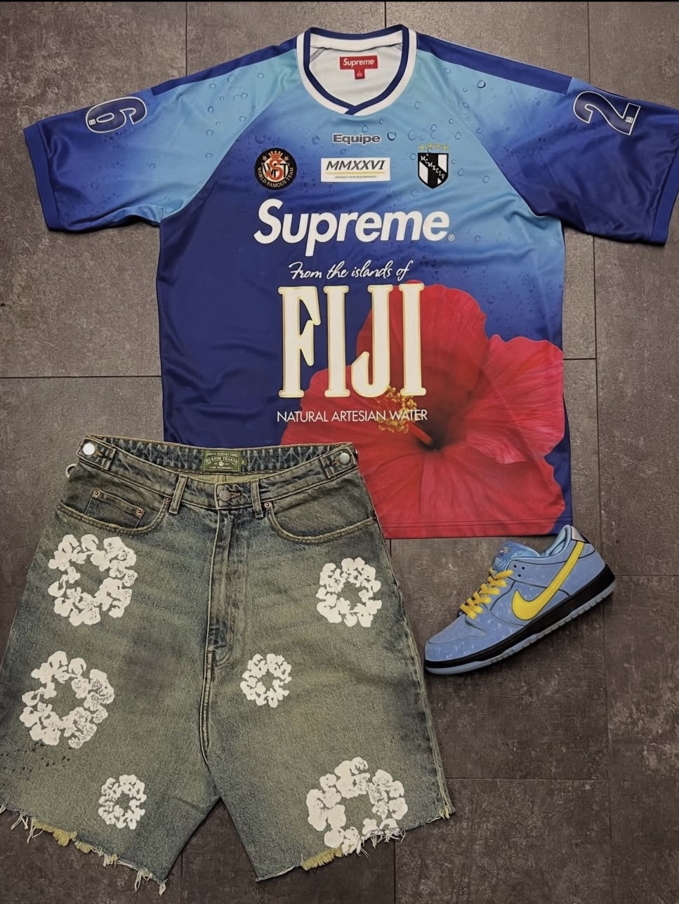 Supreme x FIJI Soccer Jersey Multicolor - 26SS 착용 스타일 - 3